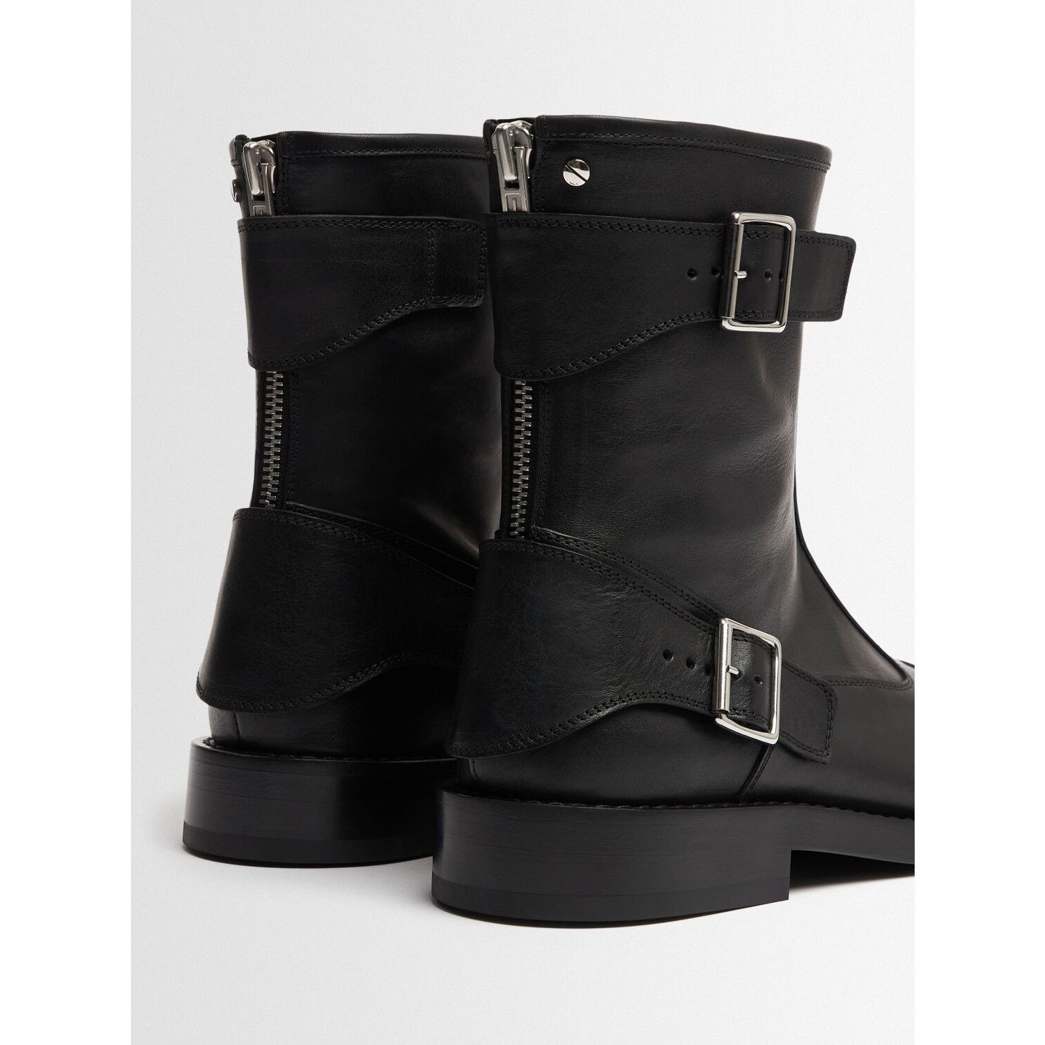 Ann Demeulemeester ANN DEMEULEMEESTER Eero Men's Black Ankle Boots New & Authen Size US 9 / EU 42 - 4 Thumbnail