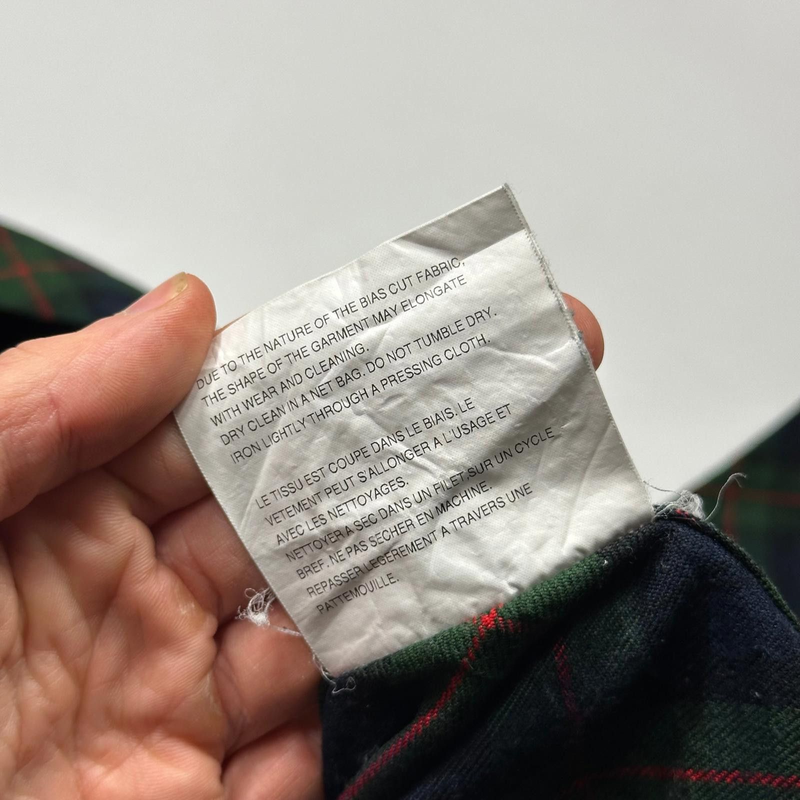 Comme des Garcons CDG Comme Homme Plus Evergreen 2006 Bias Plaid