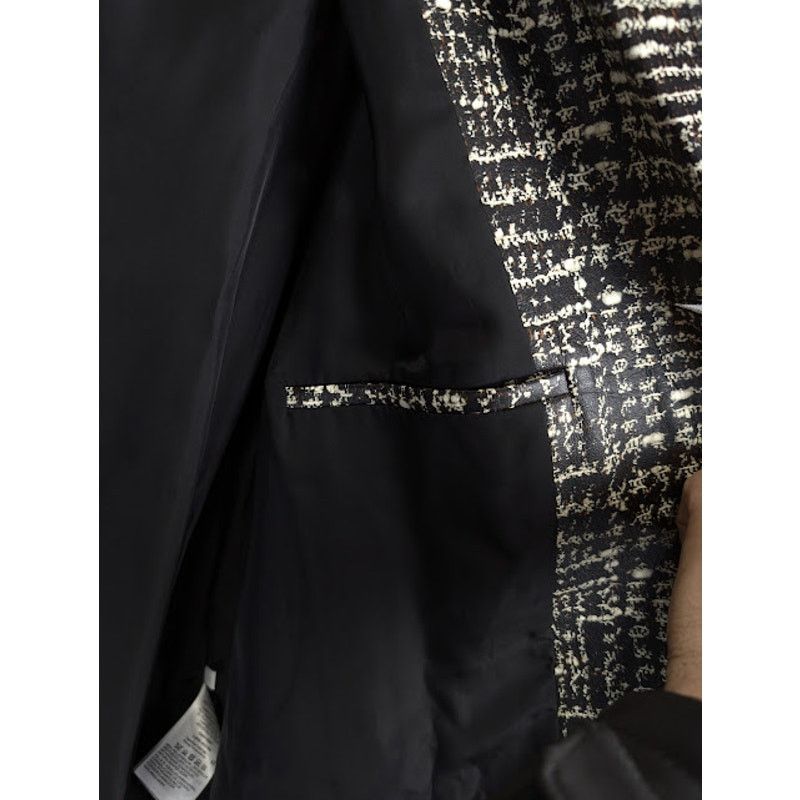 Bottega Veneta o1rshd1 Doucle Prince Of Wales Coat in White/Fondant/Camel Size US M / EU 48-50 / 2 - 11 Thumbnail