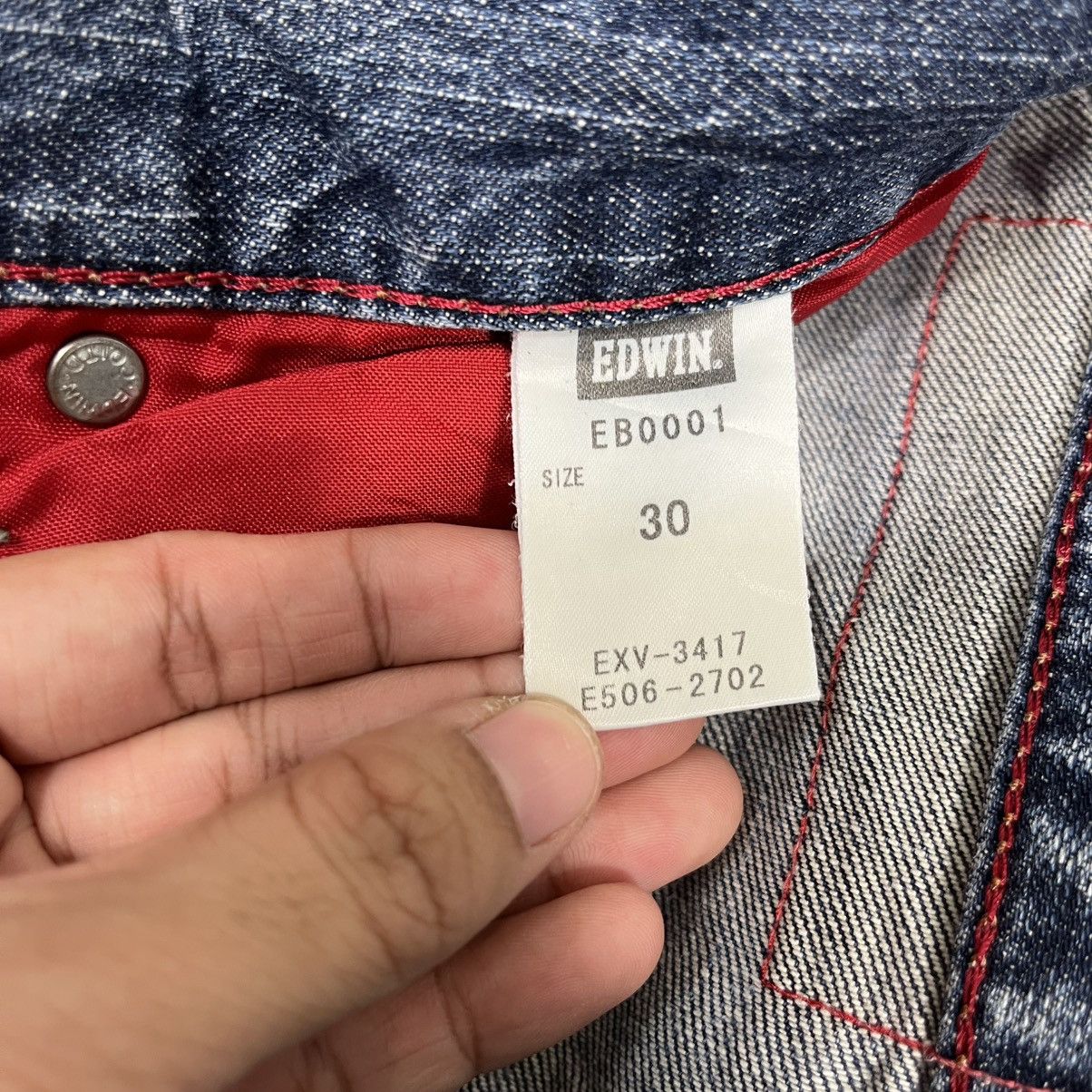 Other Vintage Edwin Blue Trip Denim Jeans Size US 30 / EU 46 - 20 Thumbnail