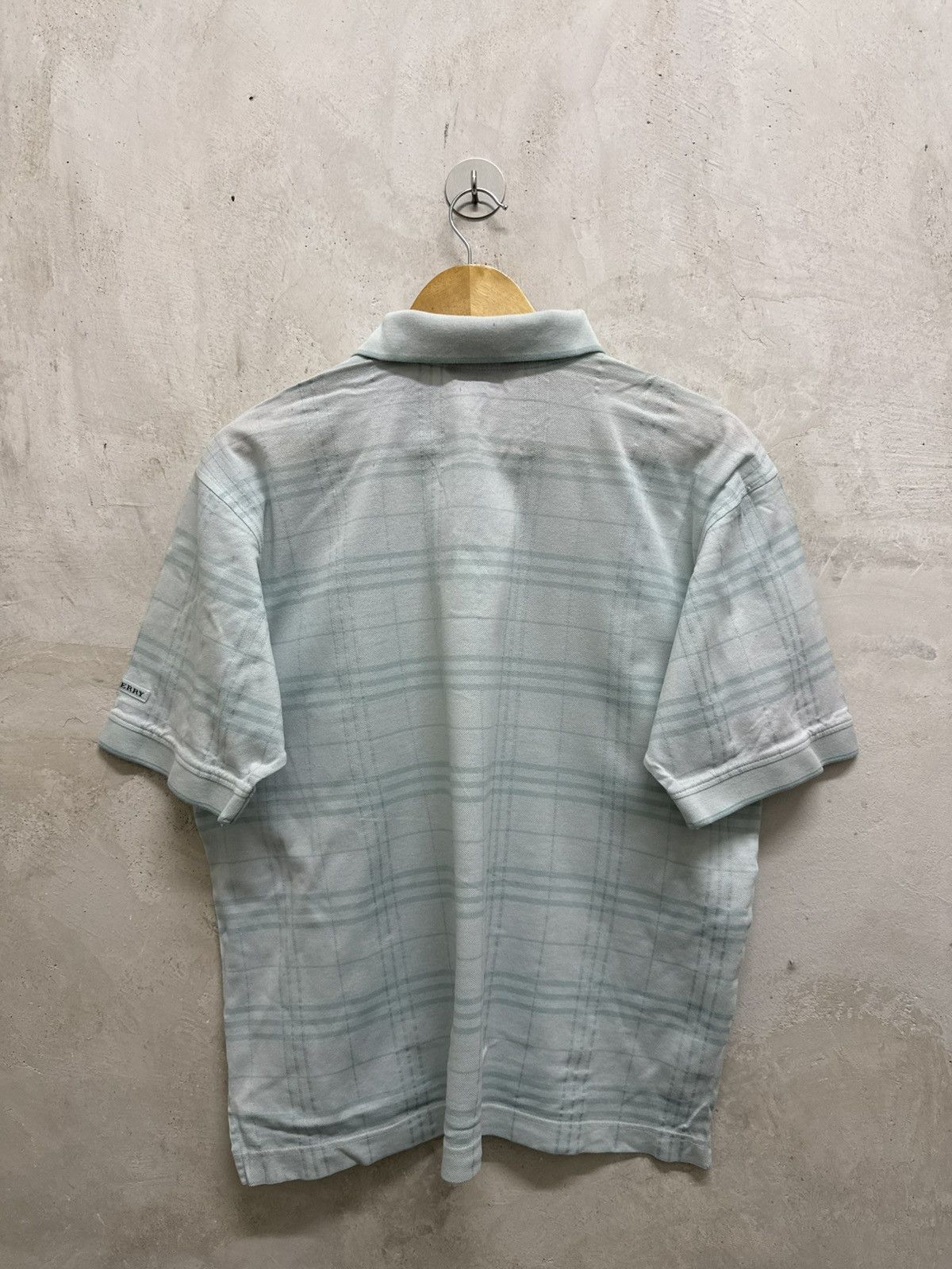 Burberry Vintage Burberry Golf Checkered Polo Shirt Size US L / EU 52-54 / 3 - 4 Thumbnail