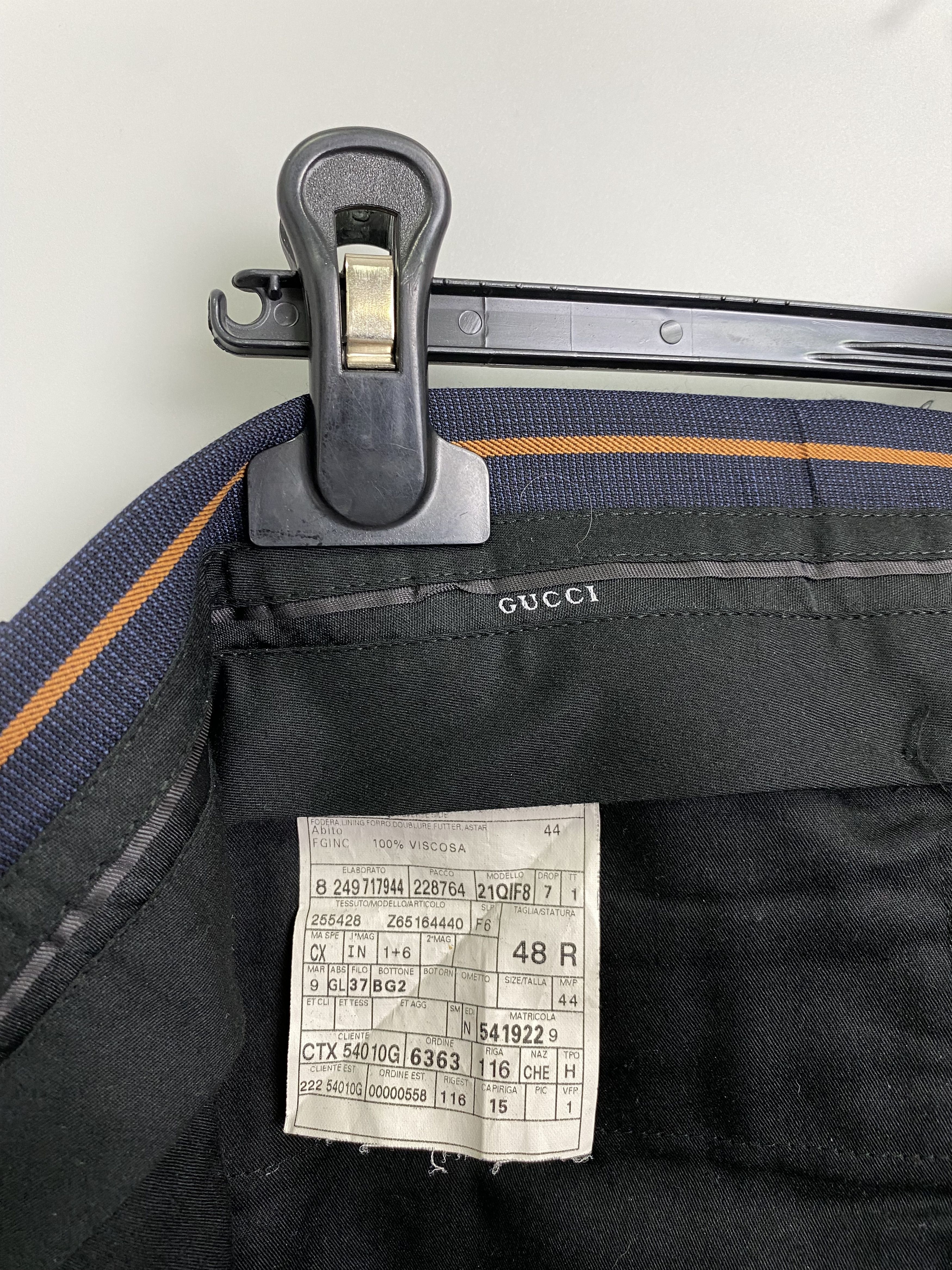 Gucci GUCCI Navy Trousers Pant Size 48 Size US 32 / EU 48 - 10 Thumbnail