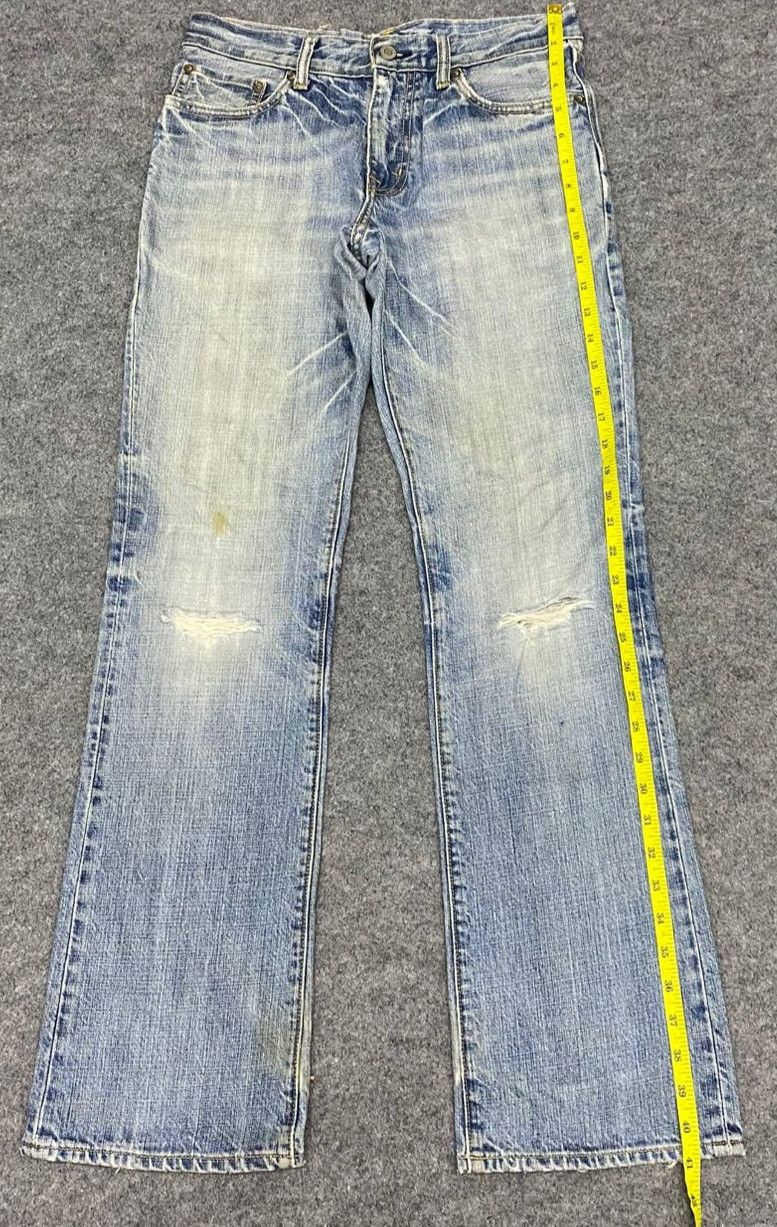 If Six Was Nine Flare Vintage The Gap Distressed Denim Size US 31 - 3 Thumbnail