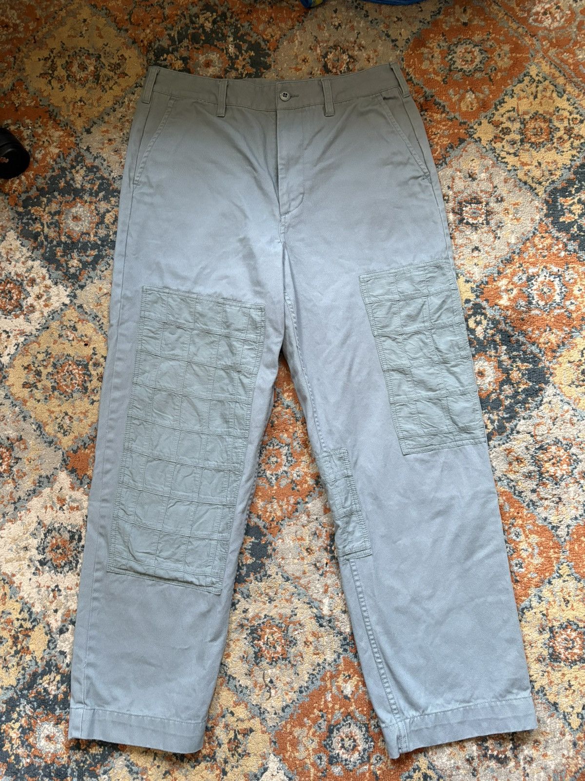 thisisneverthat Thisisneverthat Quilted Double-Knee Twill Pants Size US 31 - 1 Thumbnail