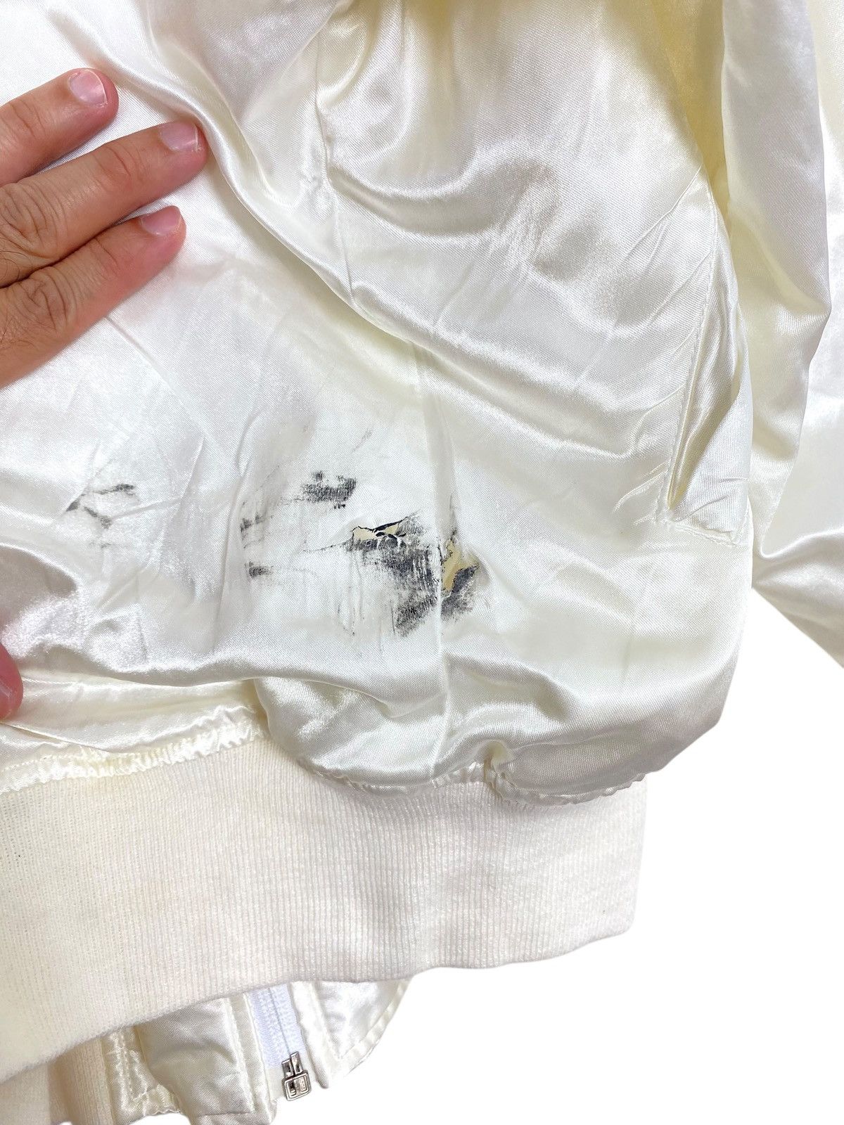 Japanese Brand Vtg Panda House Aoyama Tennis Club Satin Bomber Jacket Size US M / EU 48-50 / 2 - 11 Thumbnail