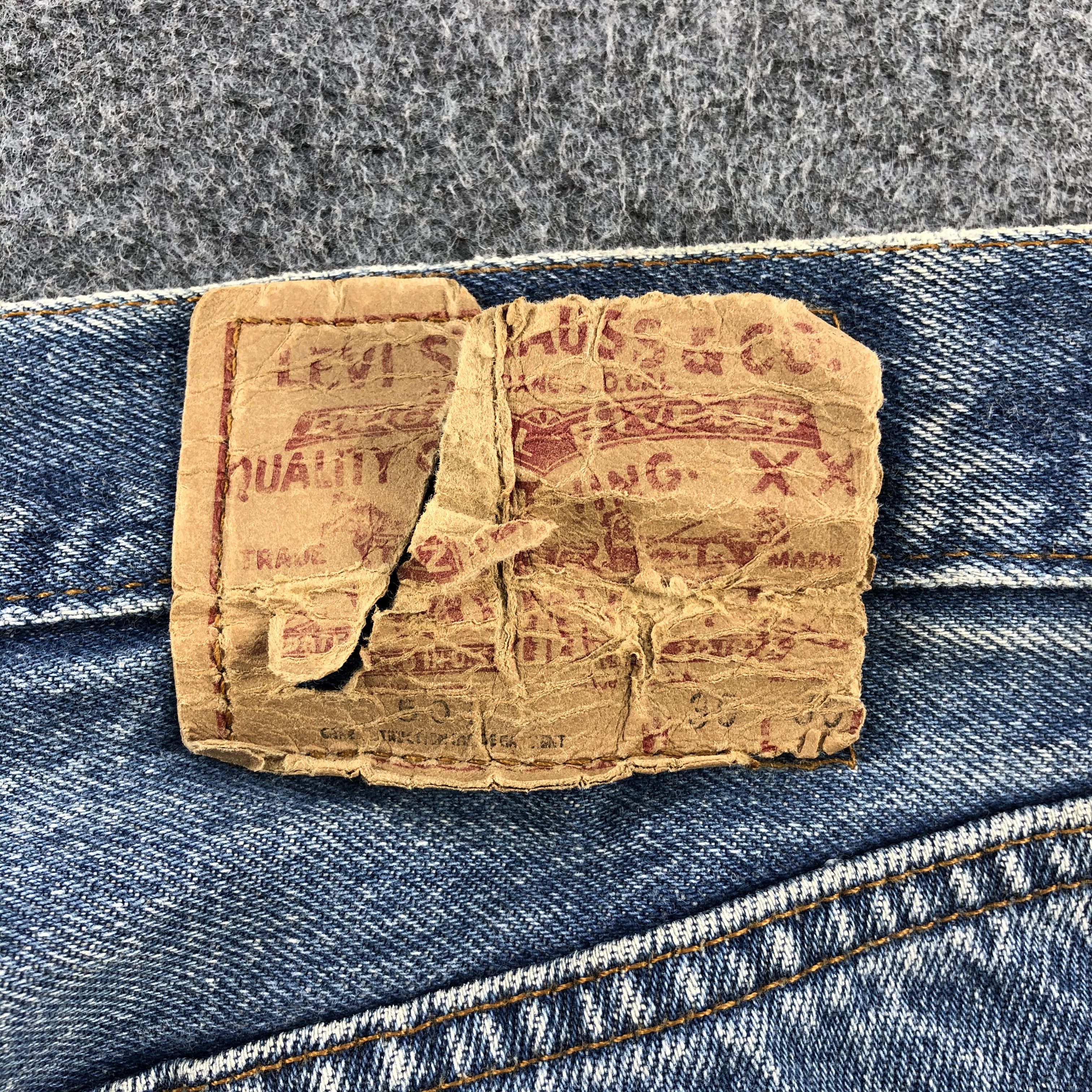 Levi's 80s Vintage Blue Wash Levis 501 Jeans-JM2081 Size US 29 - 5 Thumbnail