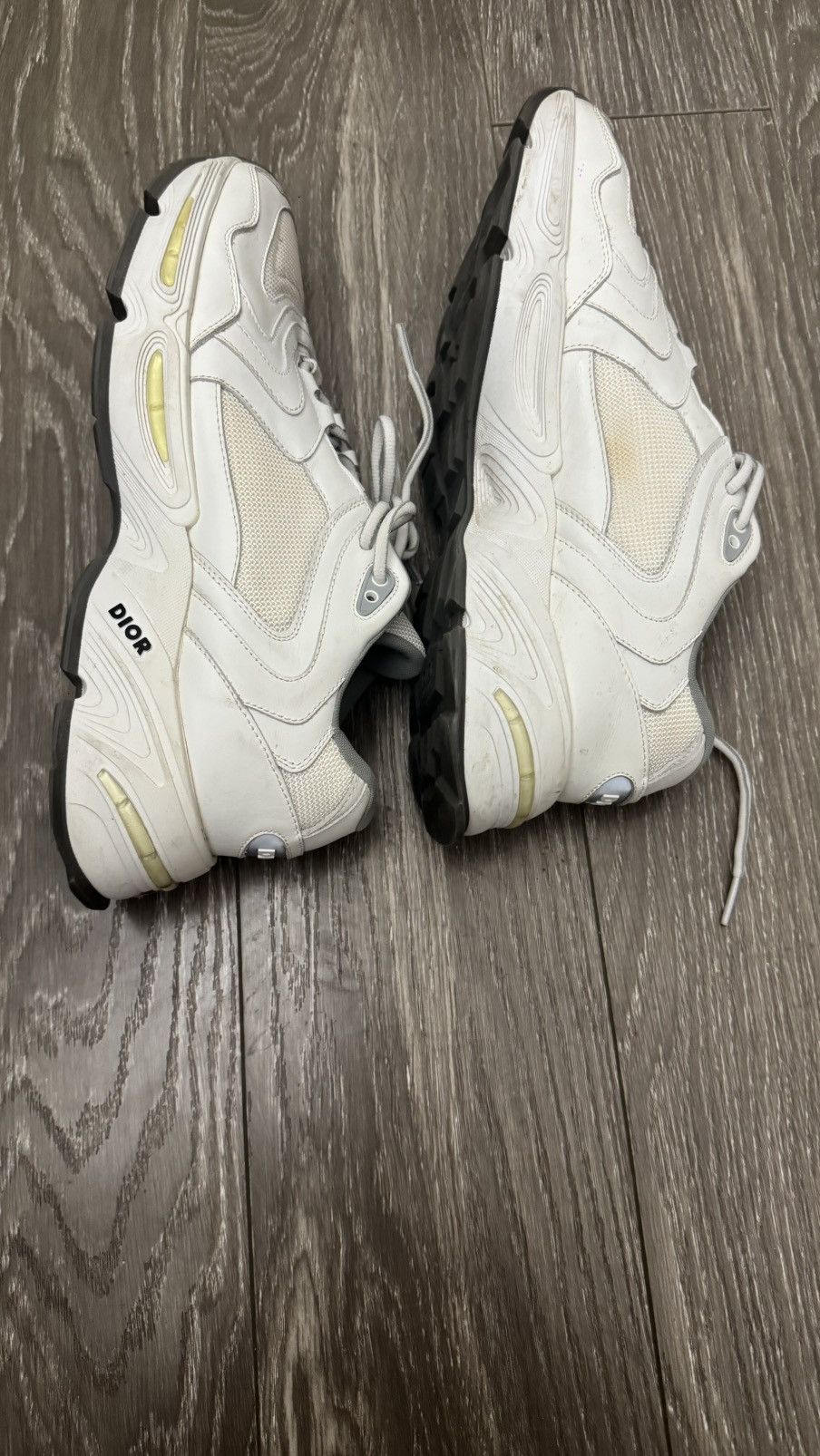 Dior Dior B22 Sneakers – White/Grey Size 42– Excellent Condition Size US 9 / EU 42 - 2 Thumbnail