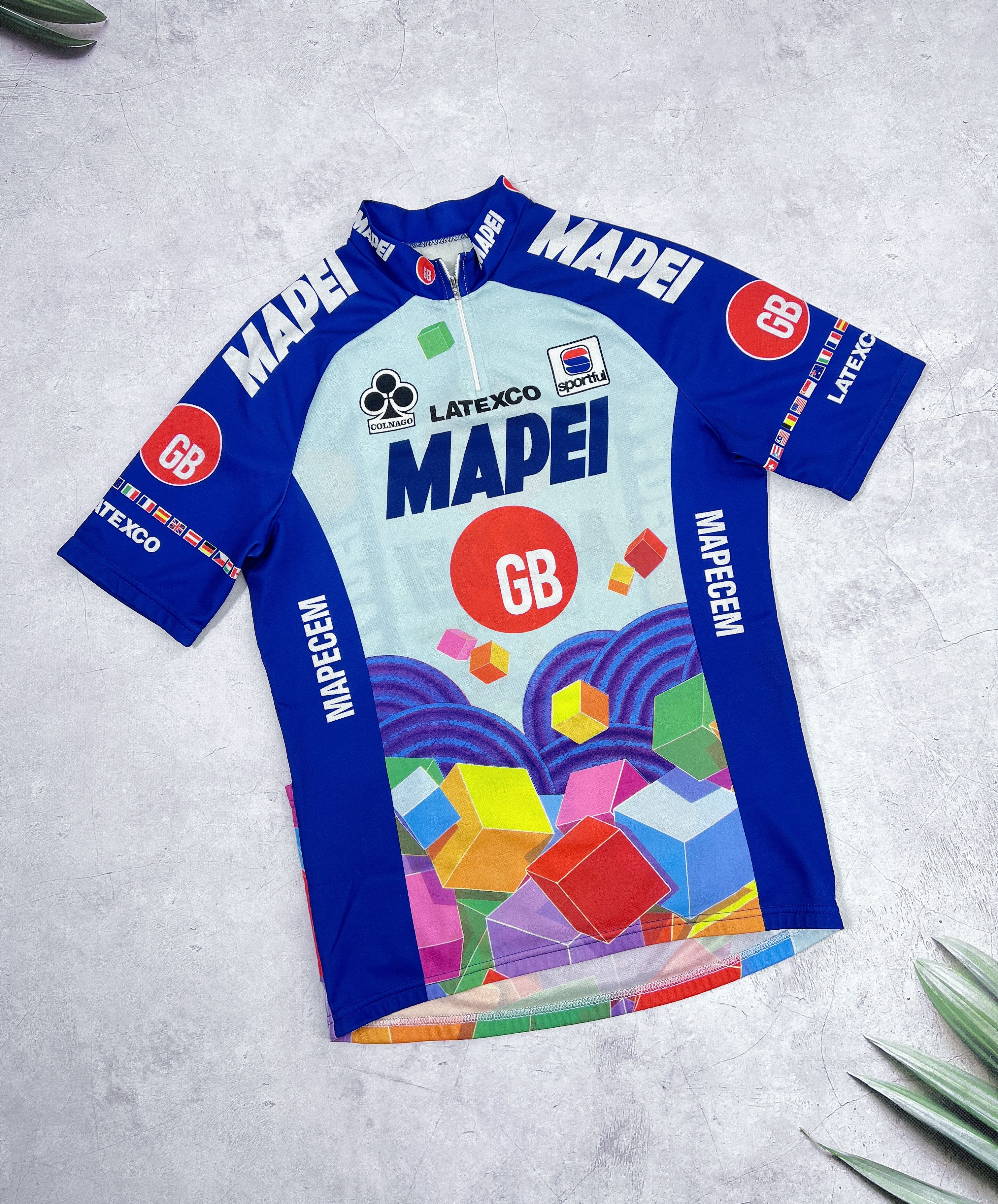 Sports Specialties × Vintage Vintage Sportful Mapei GB Cycling Jersey Colnago Size US M / EU 48-50 / 2 - 3 Thumbnail