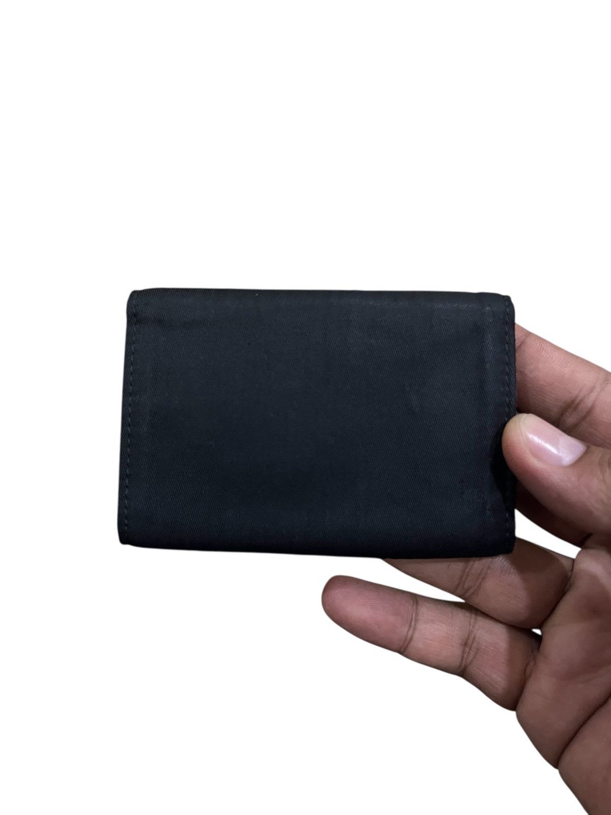 Prada PRADA TESSUTO NYLON KEY CASE HOLDER BLACK Size ONE SIZE - 3 Thumbnail