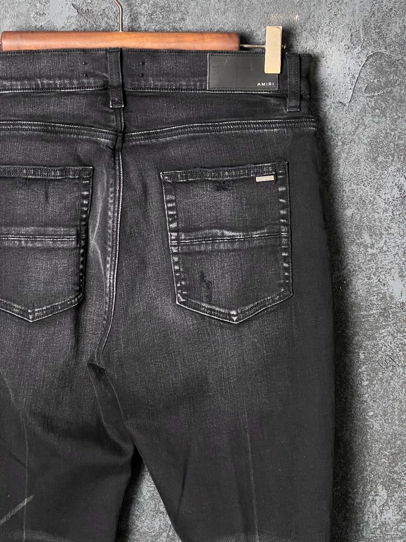 Amiri AmiriBlack elastic jeans 2503-Nextarrow Size US 30 / EU 46 - 6 Thumbnail