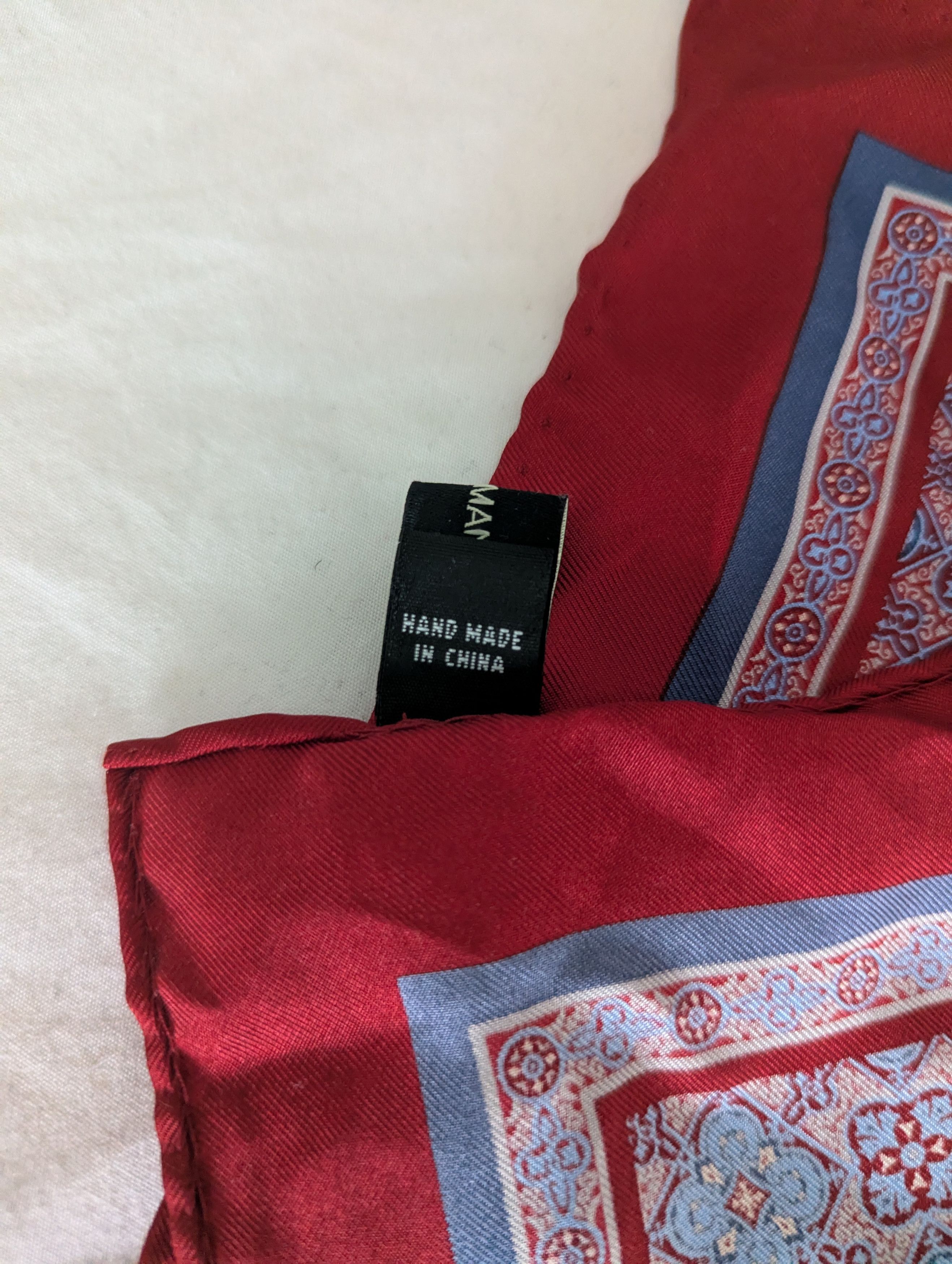 Neiman Marcus Handmade Silk pocket square Size ONE SIZE - 2 Thumbnail