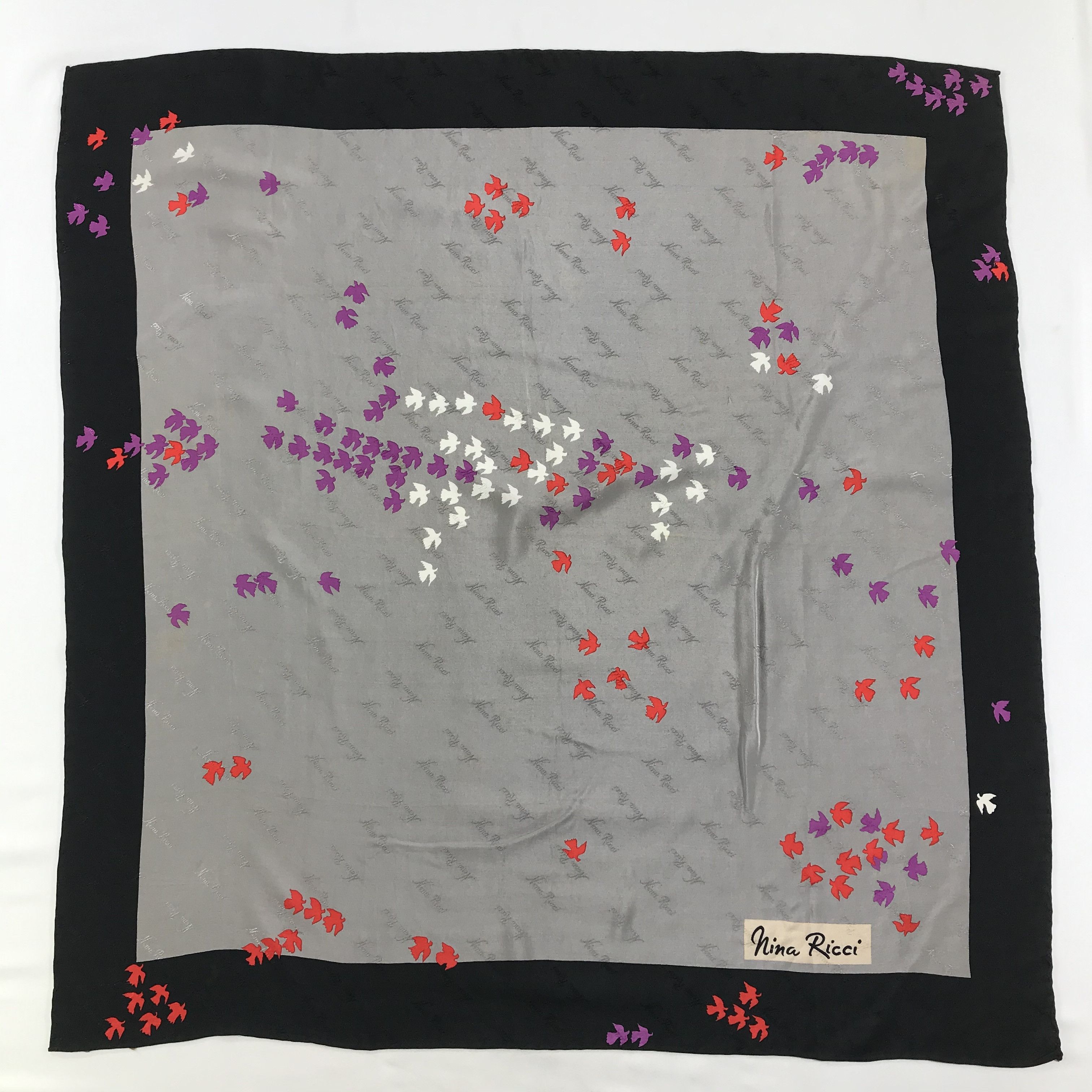 Nina Ricci Vintage Nina Ricci Silk Scarf Size ONE SIZE - 2 Thumbnail