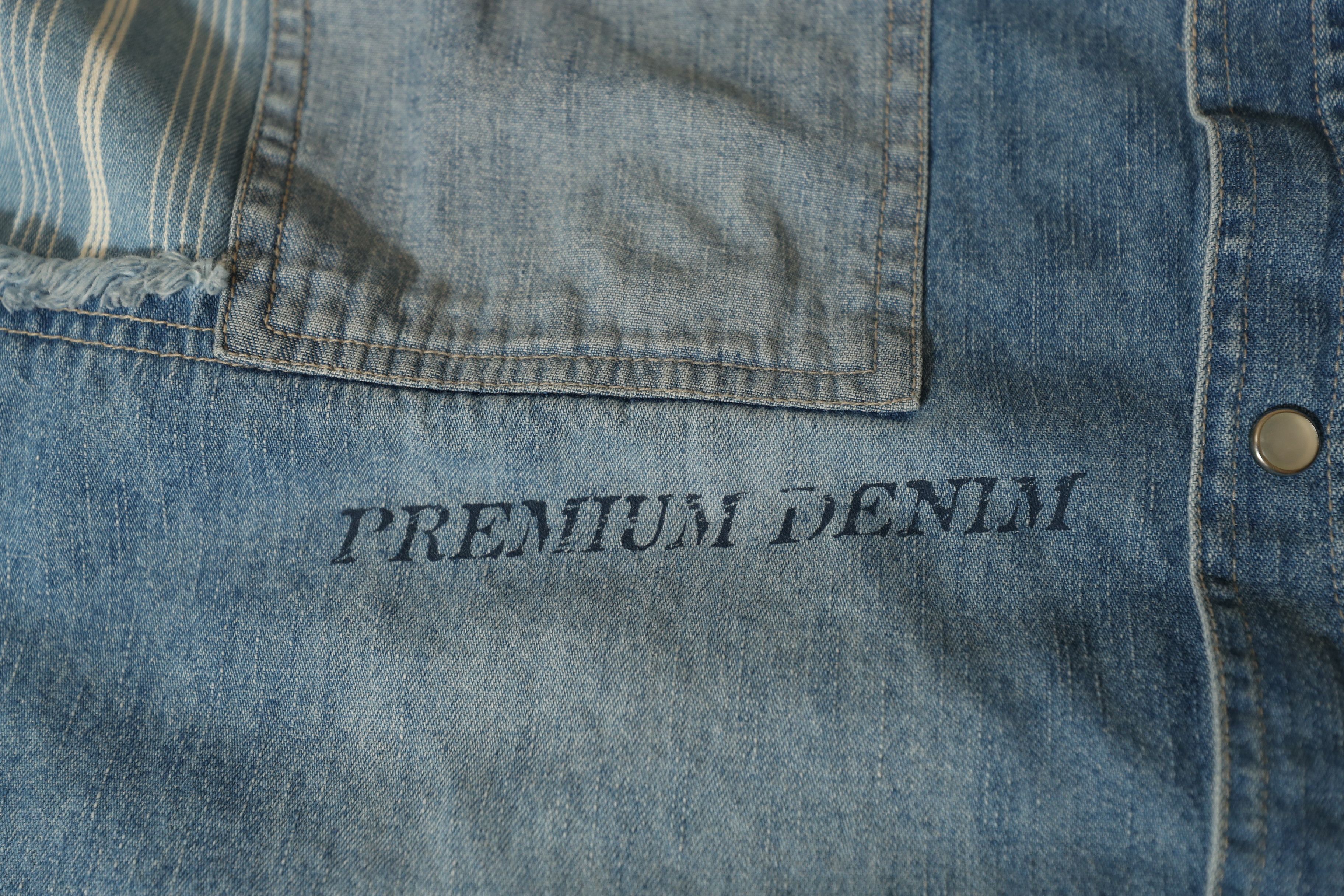 Bugle Boy Bugle Boy Premium Denim Button Down Shirt (L) Size US L / EU 52-54 / 3 - 4 Thumbnail