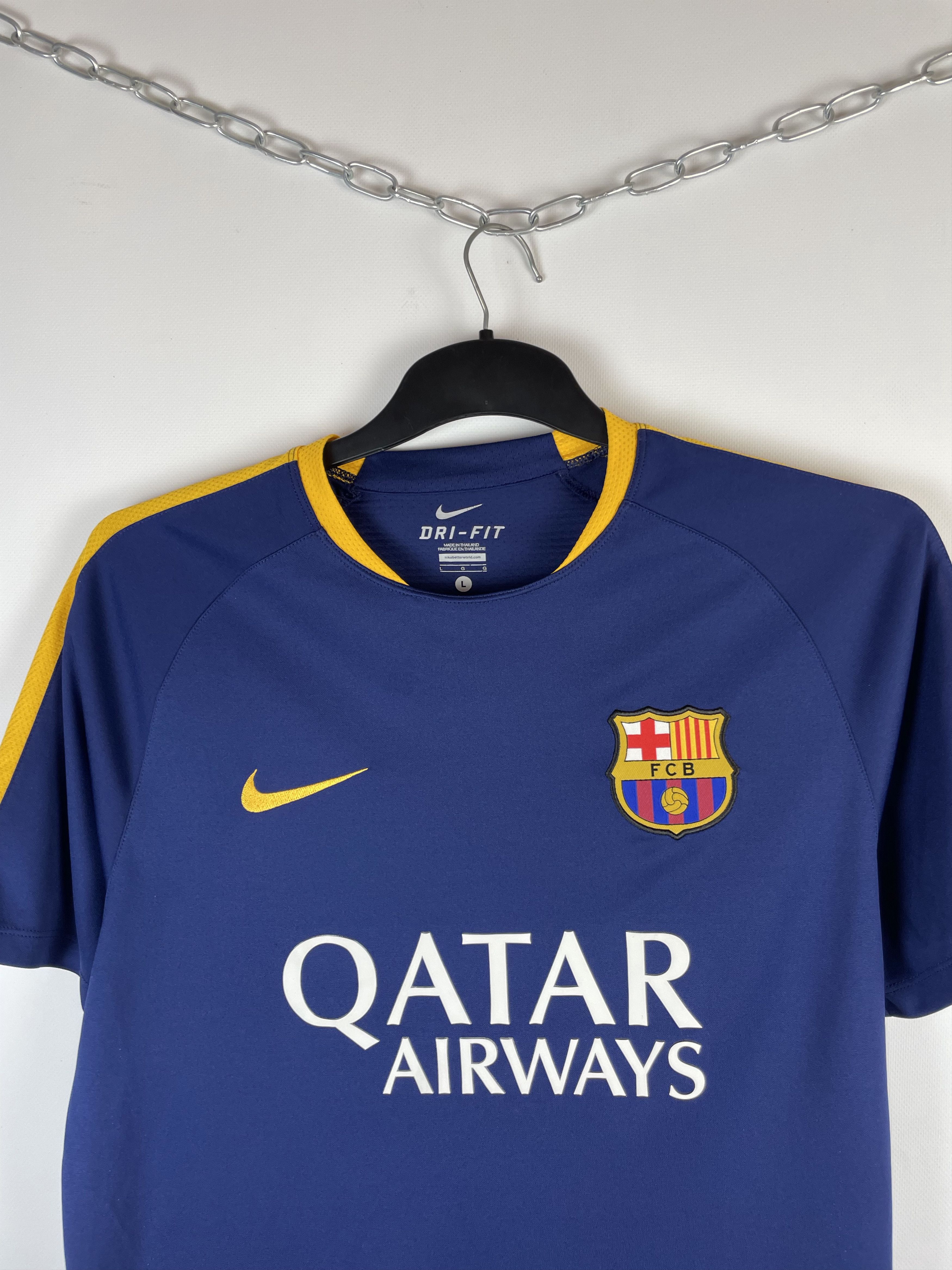 Nike Vintage Nike FC Barcelona T-shirt soccer jersey Size US L / EU 52-54 / 3 - 3 Thumbnail