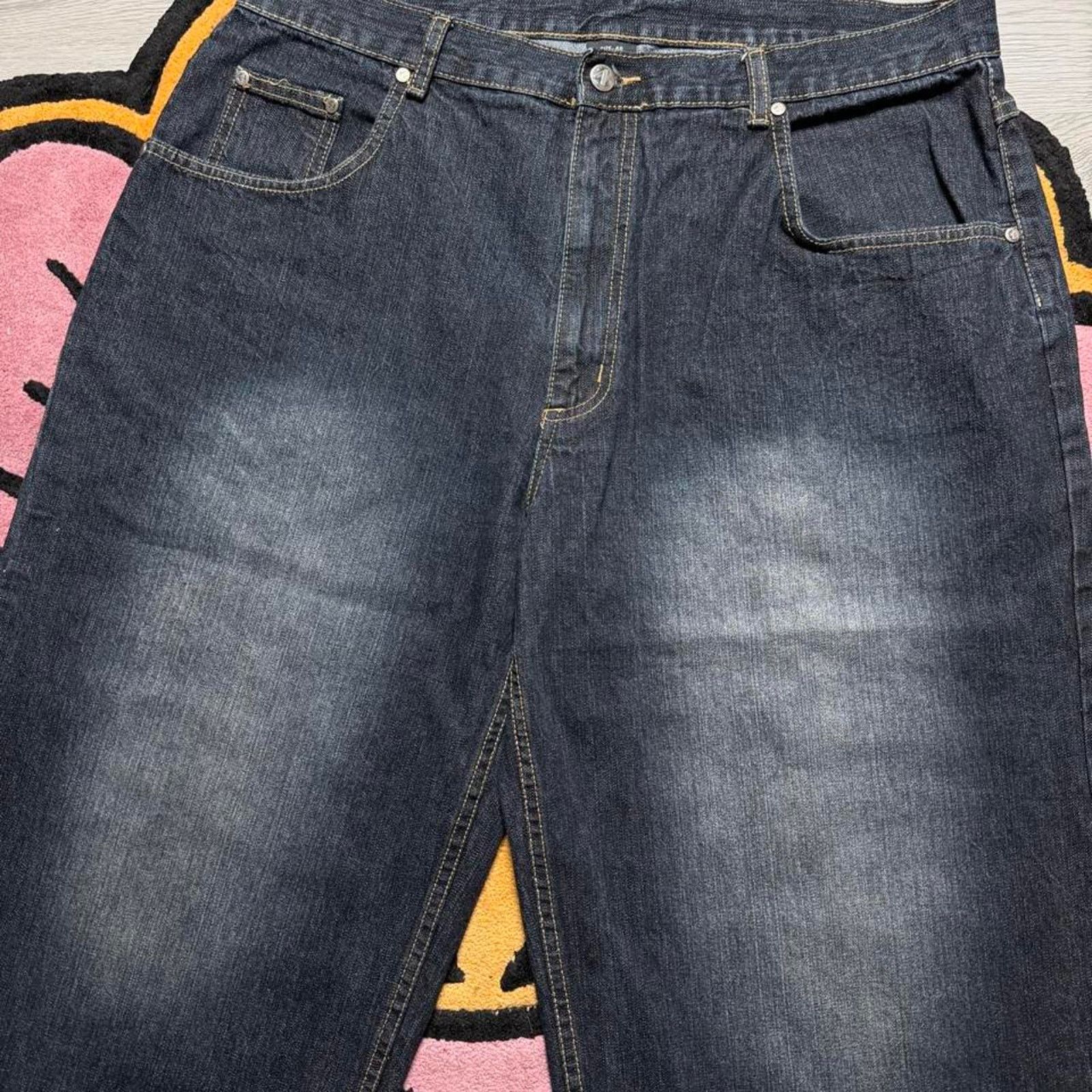 Vintage Vintage Y2K 4 Play 3/4 Length Denim Jean Shorts Size 40 Size US 40 / EU 56 - 2 Thumbnail
