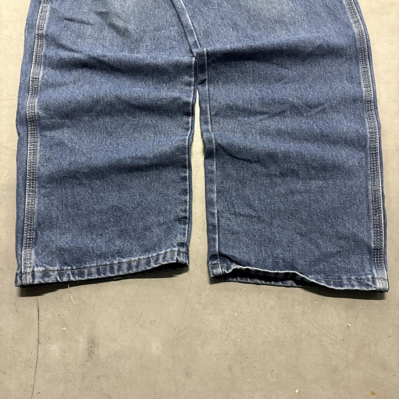 Vintage Crazy Vintage Y2K/2000s Baggy Carpenter Workwear Skater Style Dark Wash Denim Jeans! Size US 44 / EU 60 - 4 Thumbnail