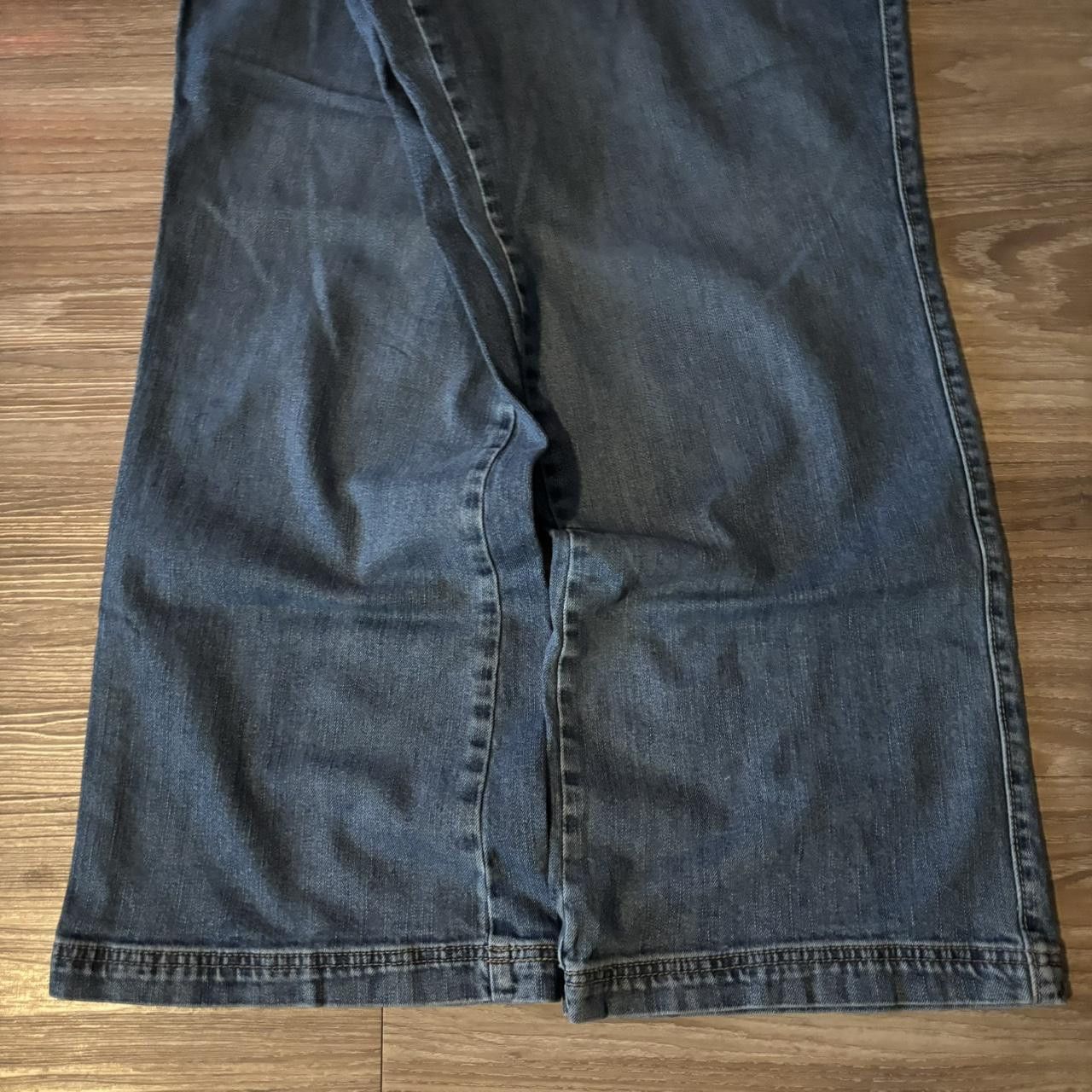 Vintage Crazy Vintage Y2K/2000s Baggy Dark Wash Skater Denim Jeans! 42x30 Size US 42 / EU 58 - 6 Thumbnail