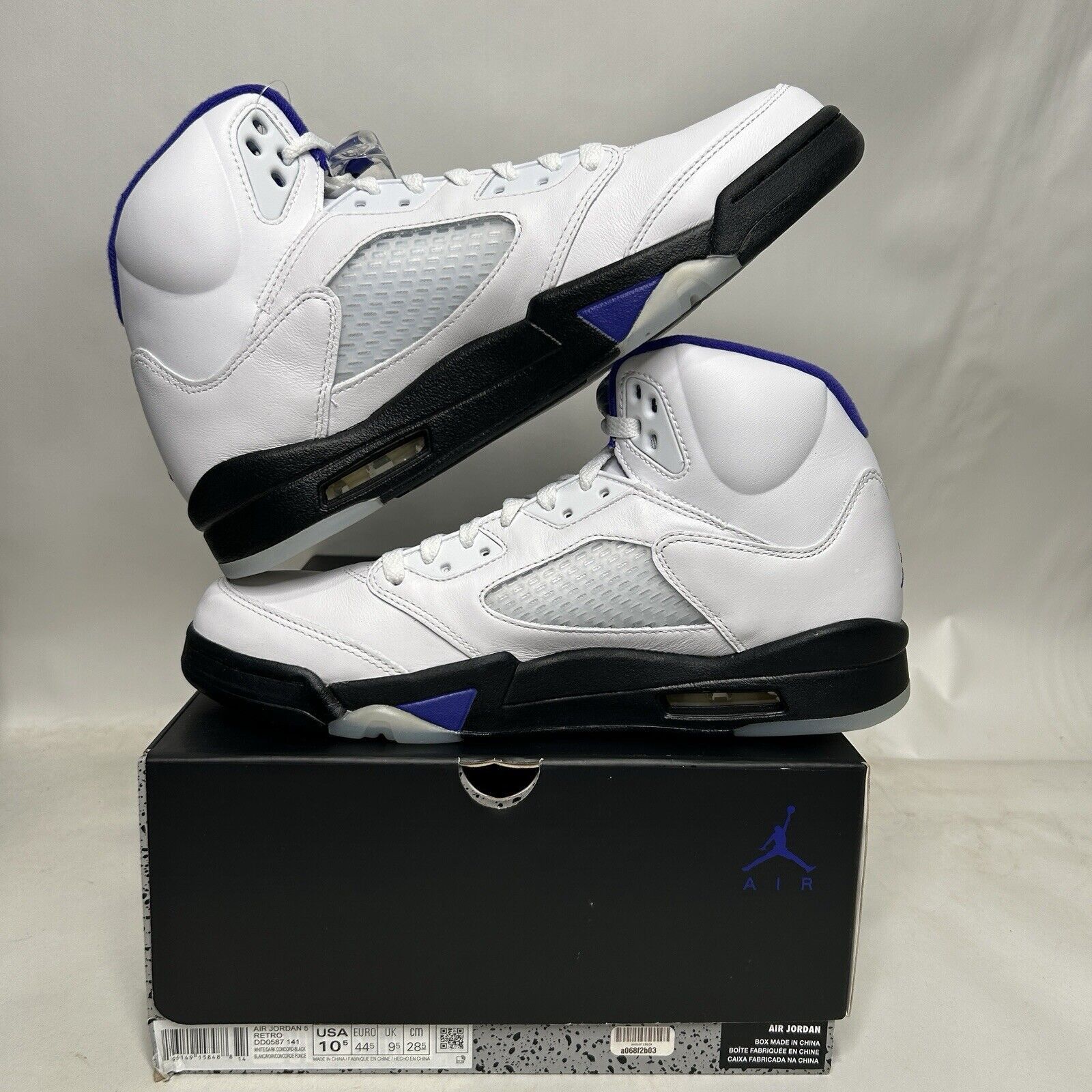 Nike Nike Shoes Air Jordan 5 Retro “Dark Concord” 2024 Size US 10.5 / EU 43-44 - 3 Thumbnail