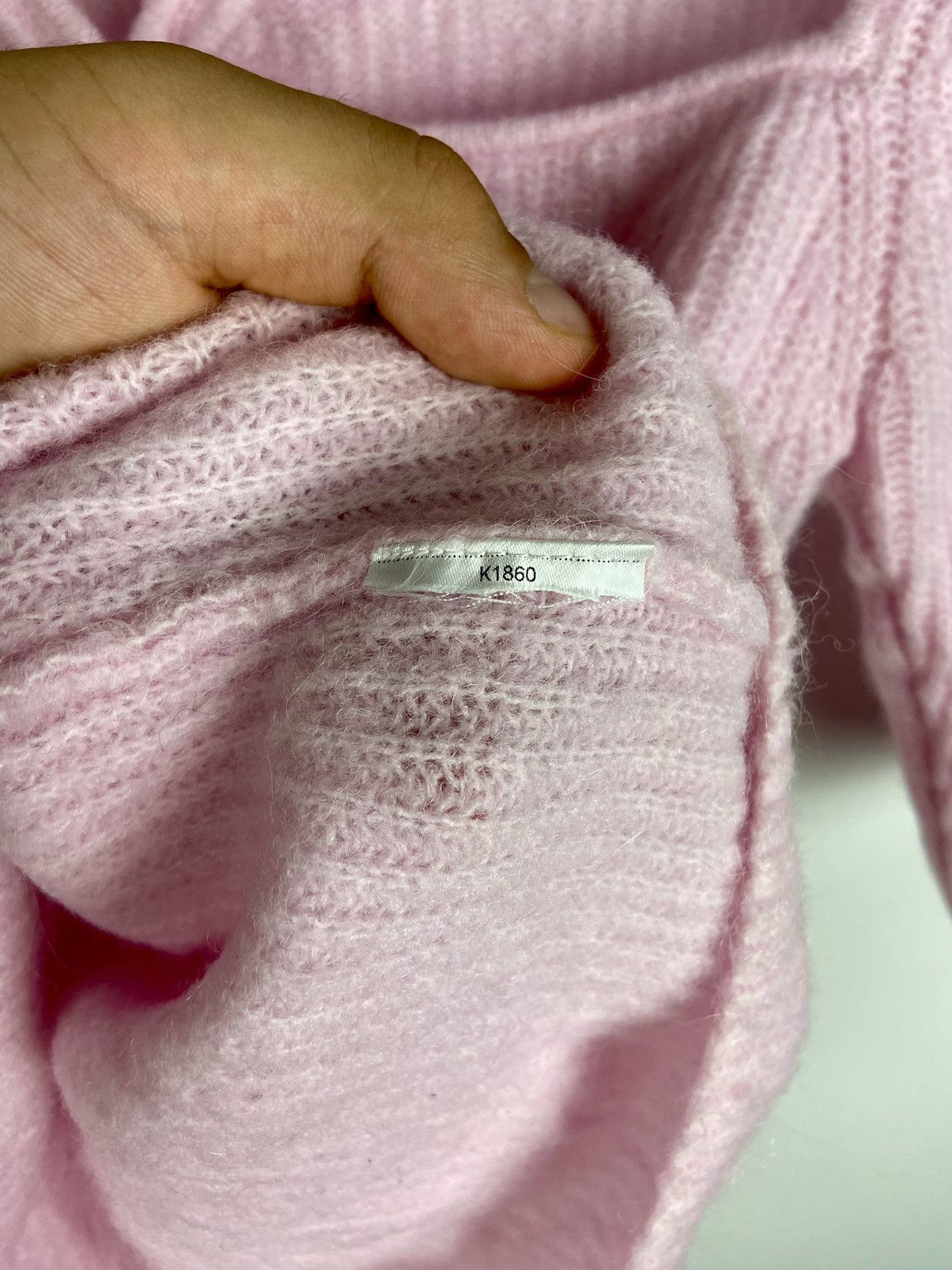 Designer × Ganni RRP$200 Ganni Cutout Ribbed-Knit Pink Womens Sweater Size S / US 4 / IT 40 - 10 Thumbnail