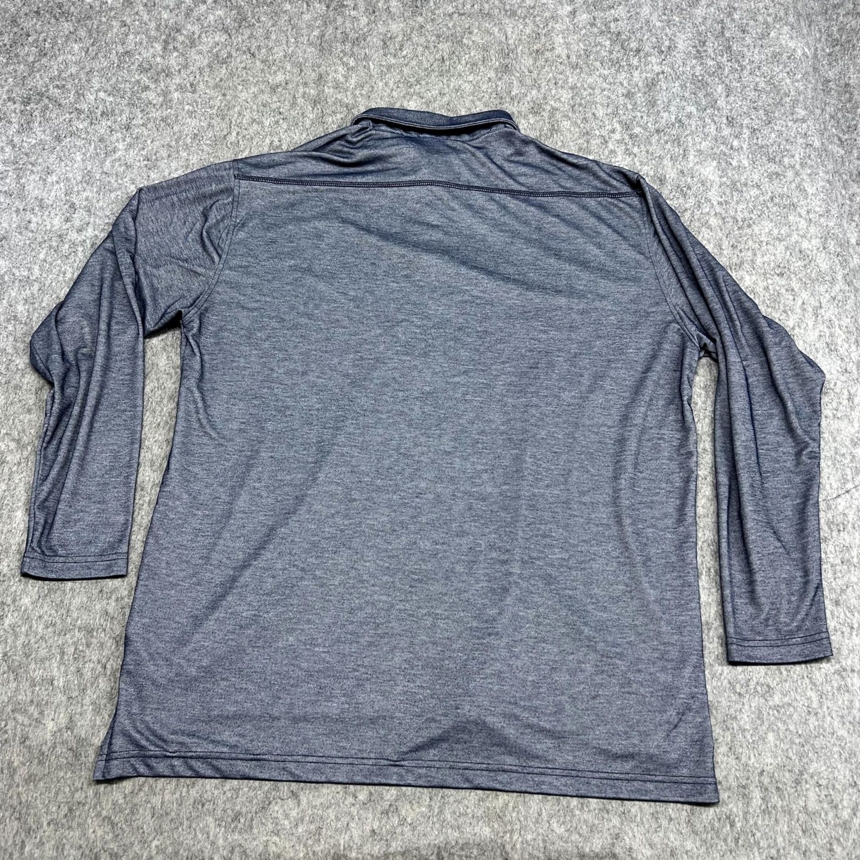 Vintage Southern Marsh Polo Shirt Mens XL Blue Long Sleeve Performance Casual Knit Prep Size US XL / EU 56 / 4 - 2 Thumbnail