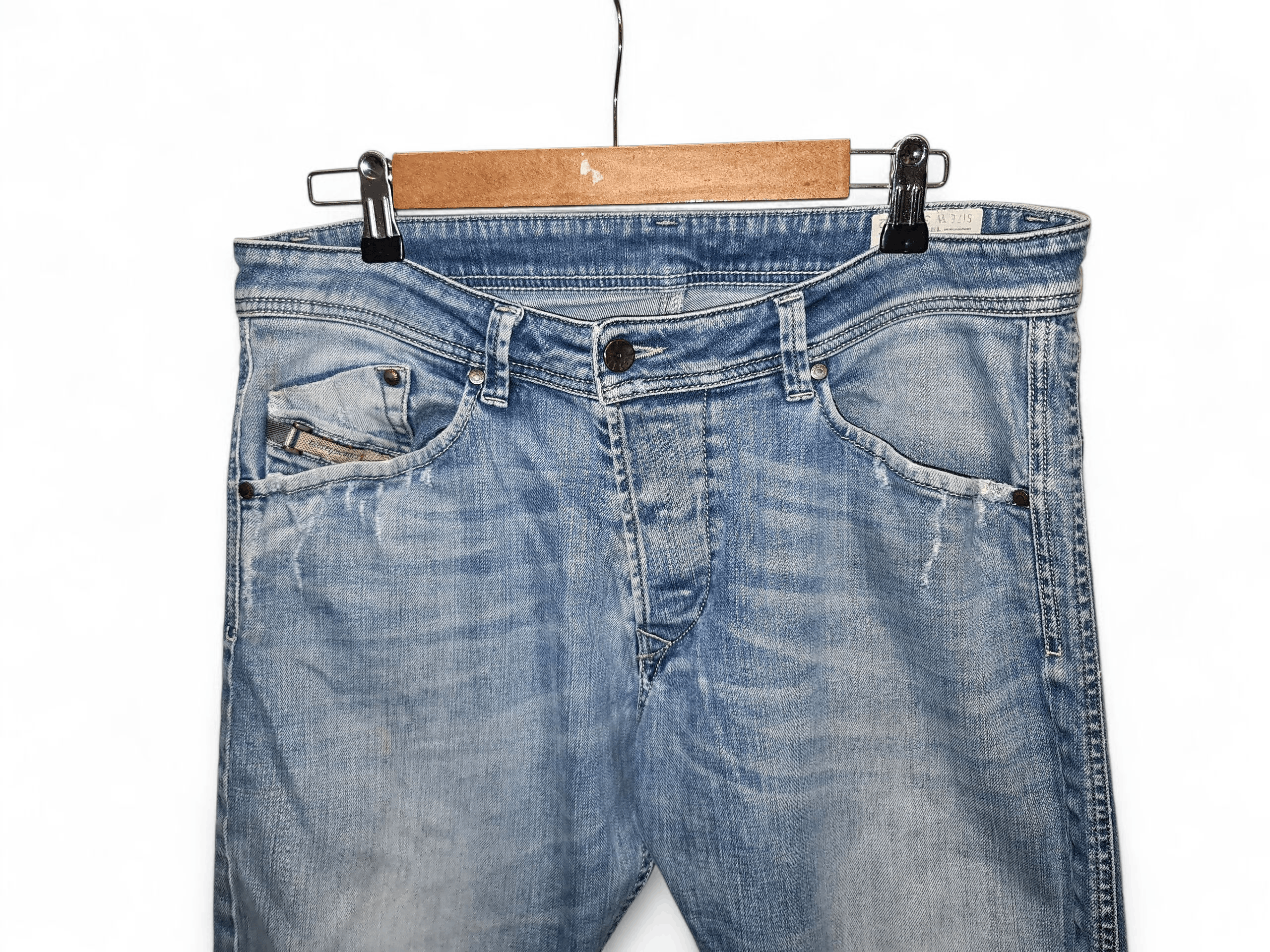 Diesel Vintage Diesel Darron Regular Slim Tapered Denim Jeans Size US 34 / EU 50 - 4 Thumbnail