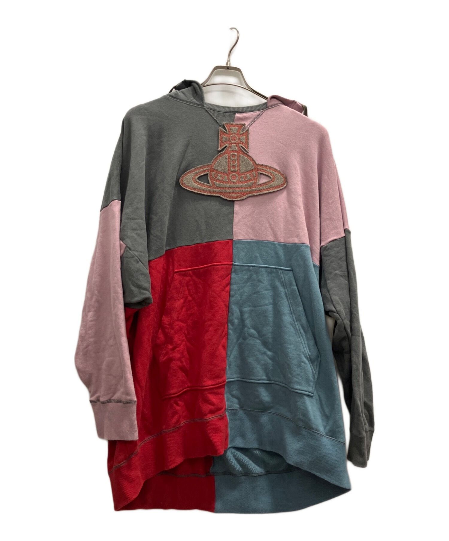 Vivienne Westwood Orb Patchwork Hoodie Size US M / EU 48-50 / 2 - 1 Thumbnail