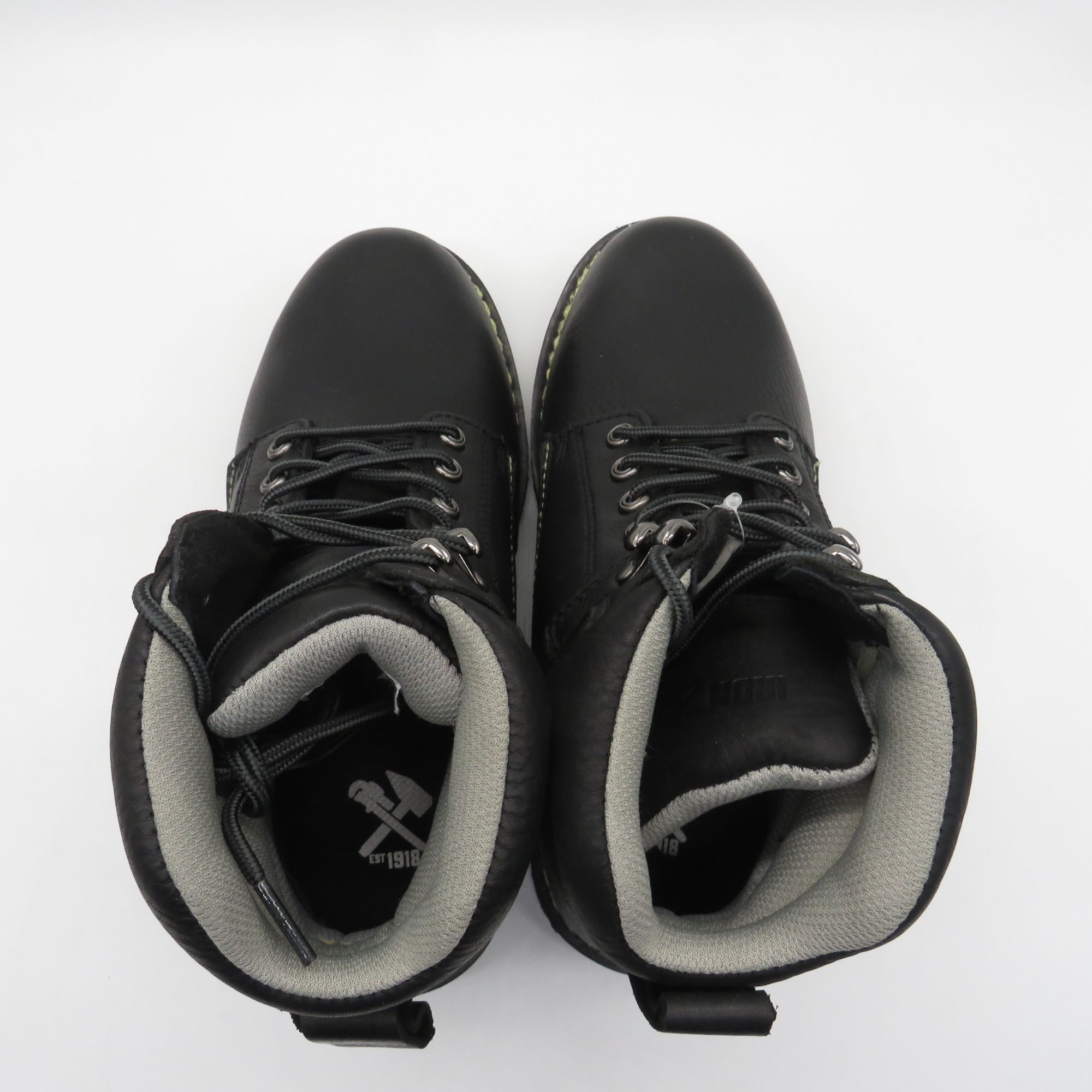 Other Iron Age Men's Black Work Boots 7 Steel Toe Durable Leather Size US 7 / EU 40 - 6 Thumbnail