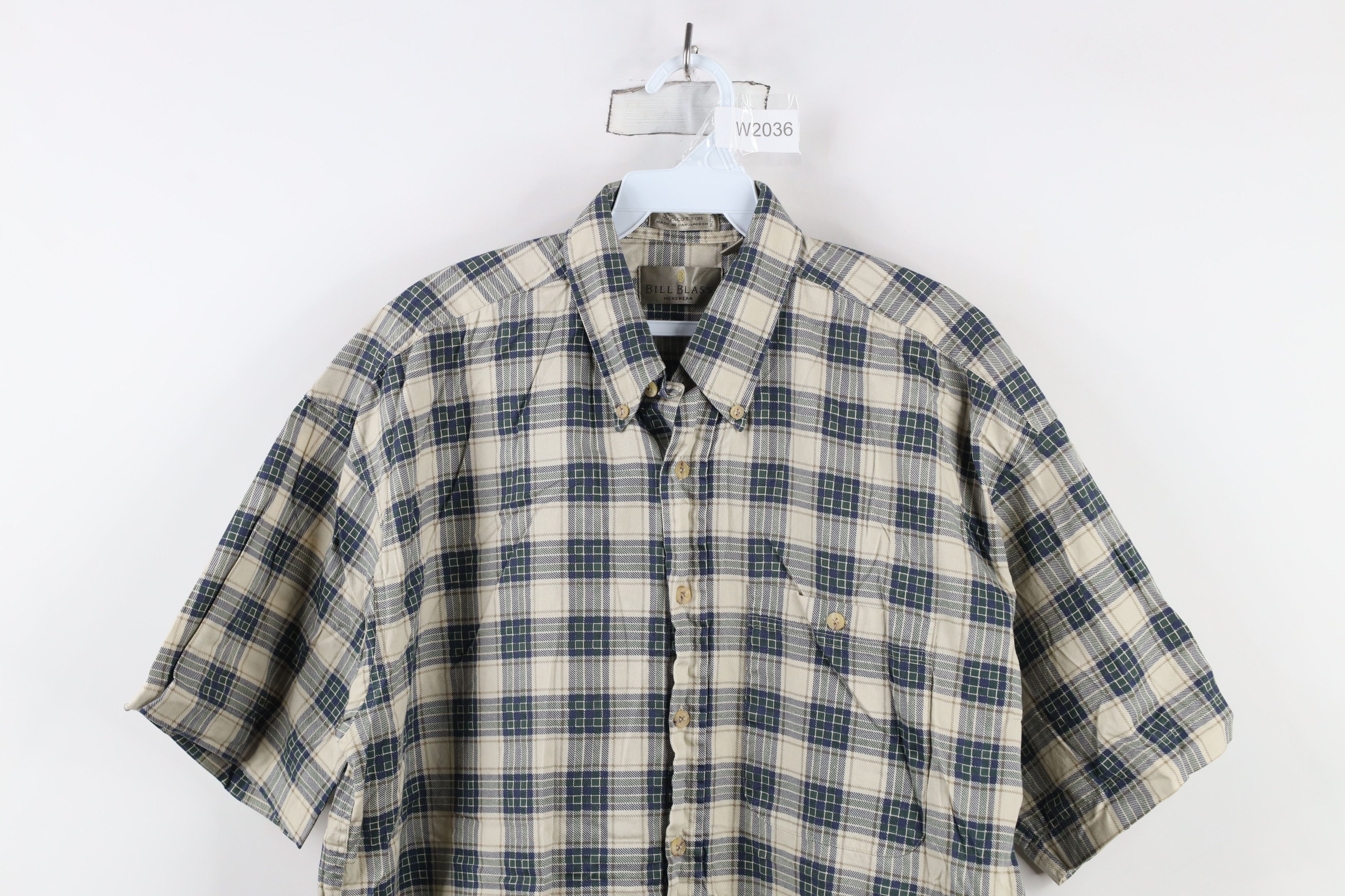 Vintage Vintage 90s Streetwear Baggy Short Sleeve Button Down Shirt Size US L / EU 52-54 / 3 - 2 Thumbnail