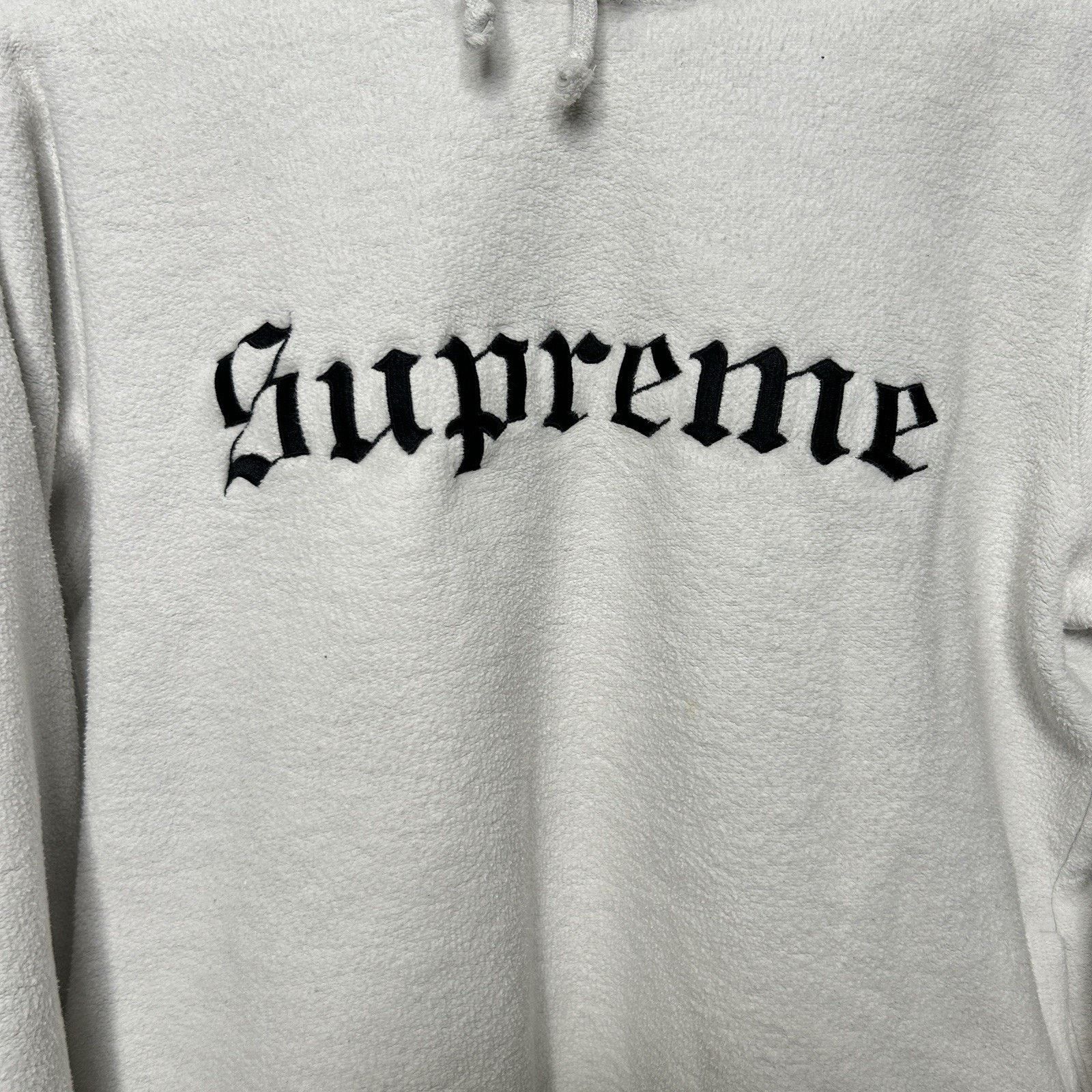 Supreme Supreme Reverse Fleece Hooded Sweatshirt “Ash Grey” FW16 Size US S / EU 44-46 / 1 - 3 Thumbnail