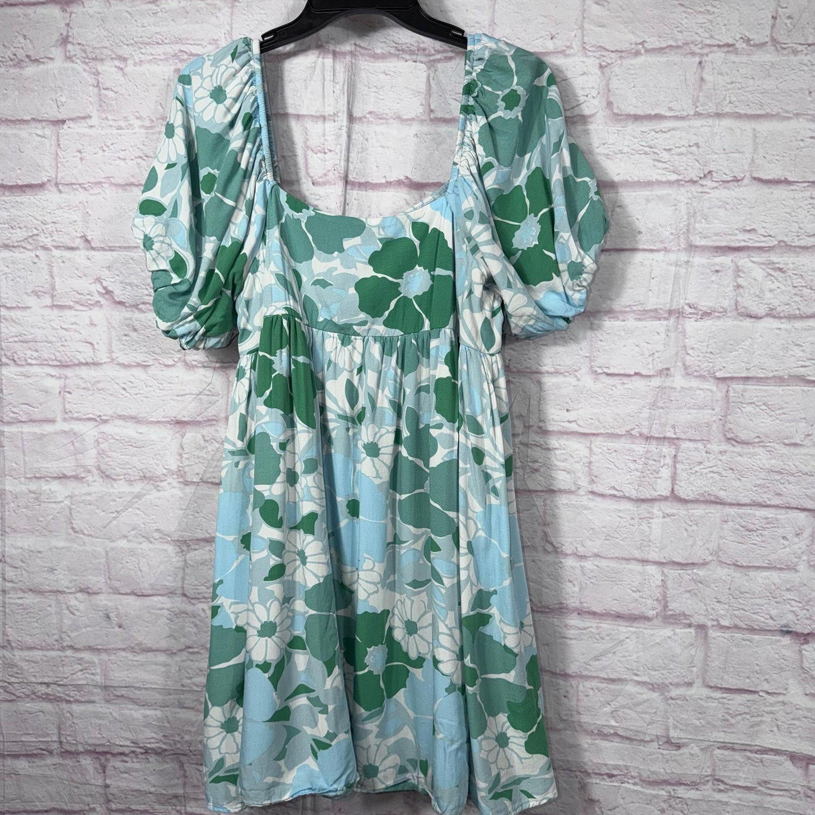 Other Baevely Medium Floral Puff Sleeve Dress Size M / US 6-8 / IT 42-44 - 1 Thumbnail