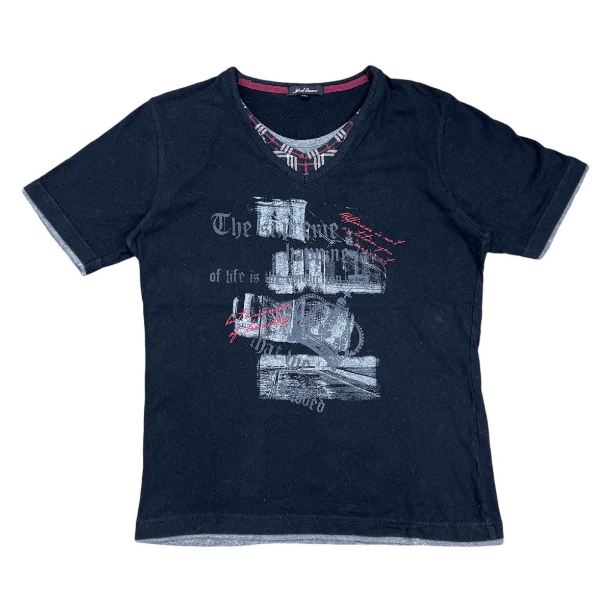 If Six Was Nine × Le Grande Bleu (L.G.B.) × Seditionaries Y2K Mind Games Poem Punk Grunge Gothic Tshirt Ifsixwasnine Size US L / EU 52-54 / 3 - 1 Thumbnail