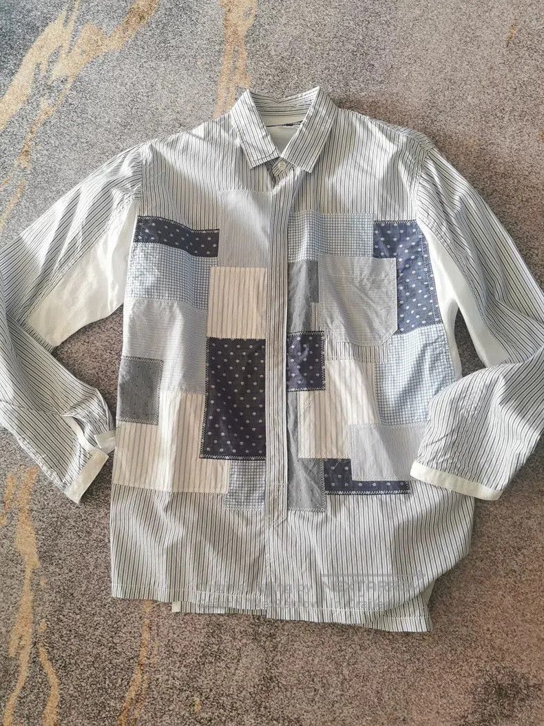 Junya Watanabe Junya Watanabe 2019 Patchwork Shirt S. Size US S / EU 44-46 / 1 - 1 Thumbnail
