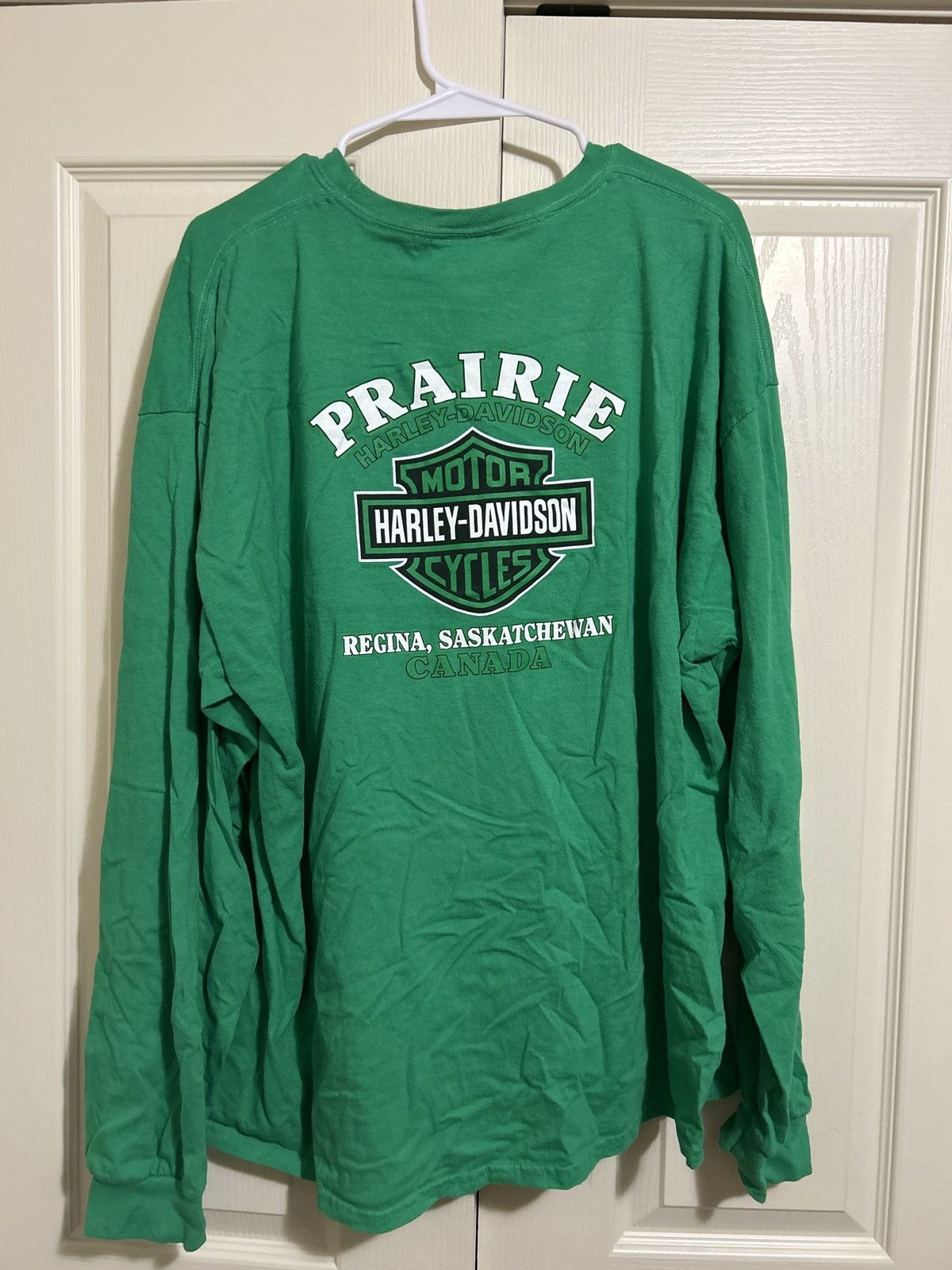 Harley Davidson × Vintage Saskatchewan roughriders Harley long sleeve Size US XL / EU 56 / 4 - 2 Thumbnail