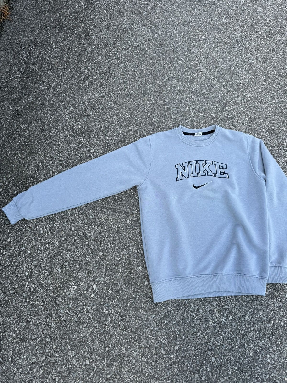 Nike × Vintage Nike Vintage 90s bootleg central swoosh logo boxy crewneck Size US S / EU 44-46 / 1 - 5 Thumbnail