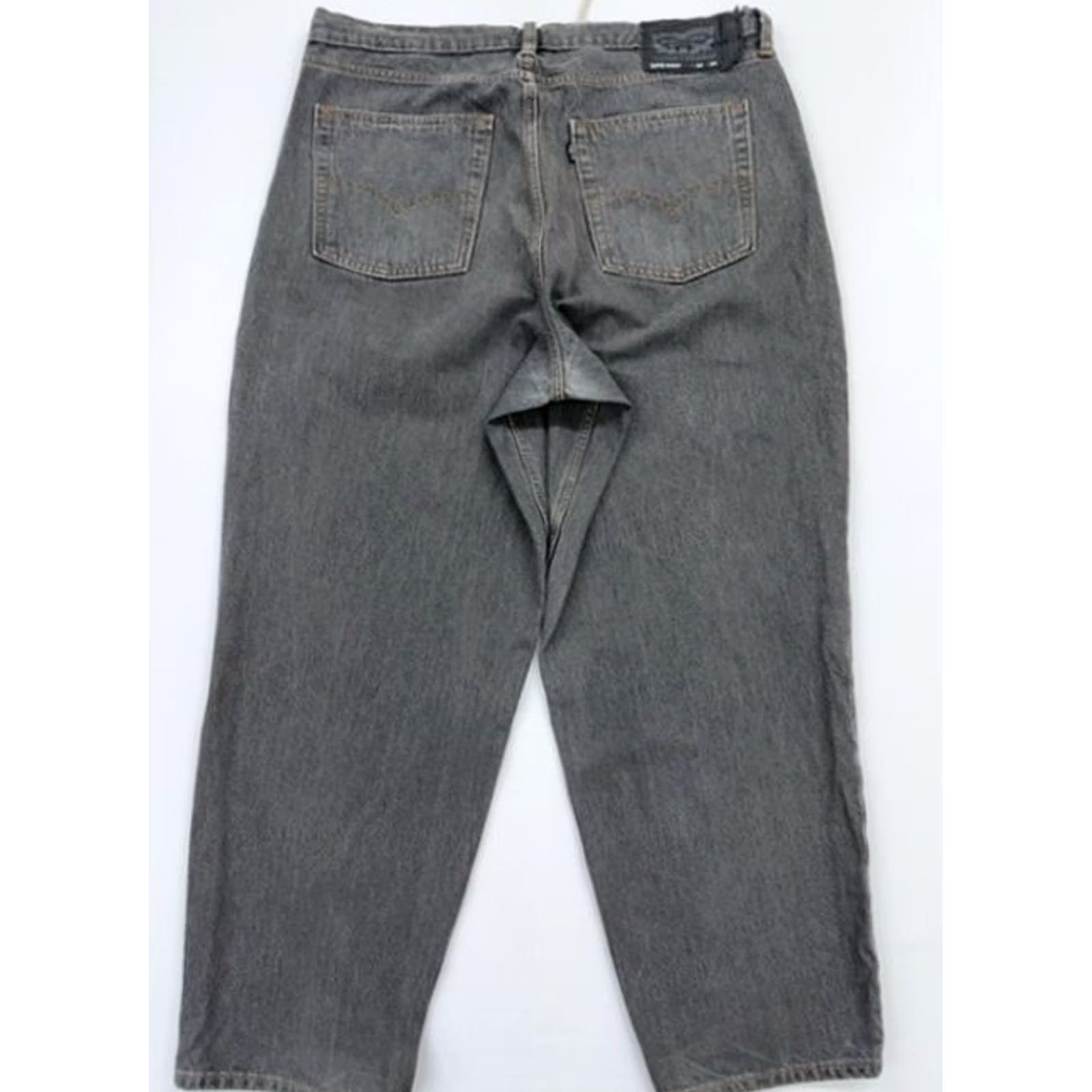 Levi's Levi's Men’s Super Baggy Gray Denim Jeans 34x30 Jeans Mens 34 Gray Size US 34 / EU 50 - 2 Thumbnail