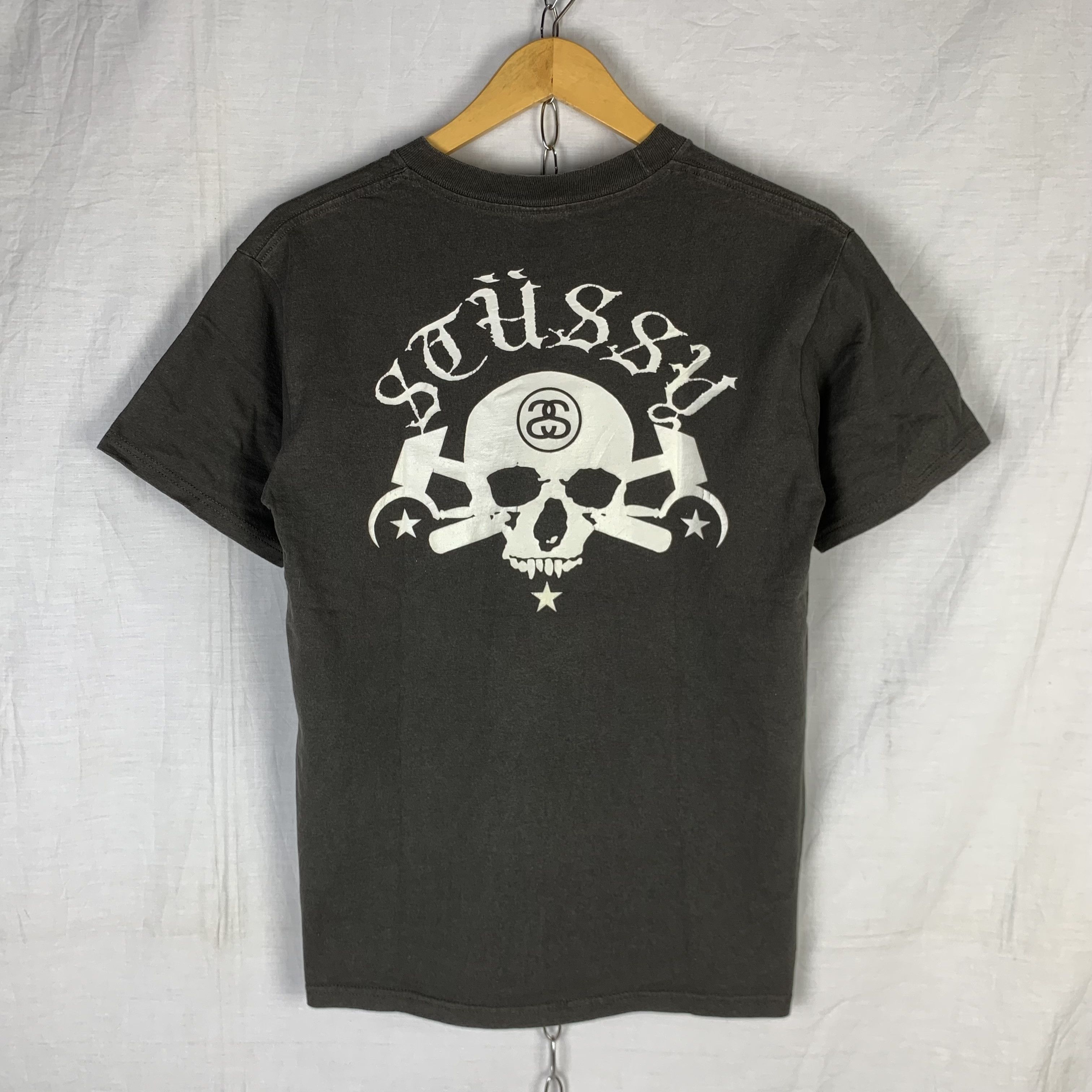 リ*ダ様 90年代 Old Stussy CREW Skull Sword Ri リ*ダ様 90年代 Old Stussy CREW Skull Sword Ri リ*ダ様 90年代 Old