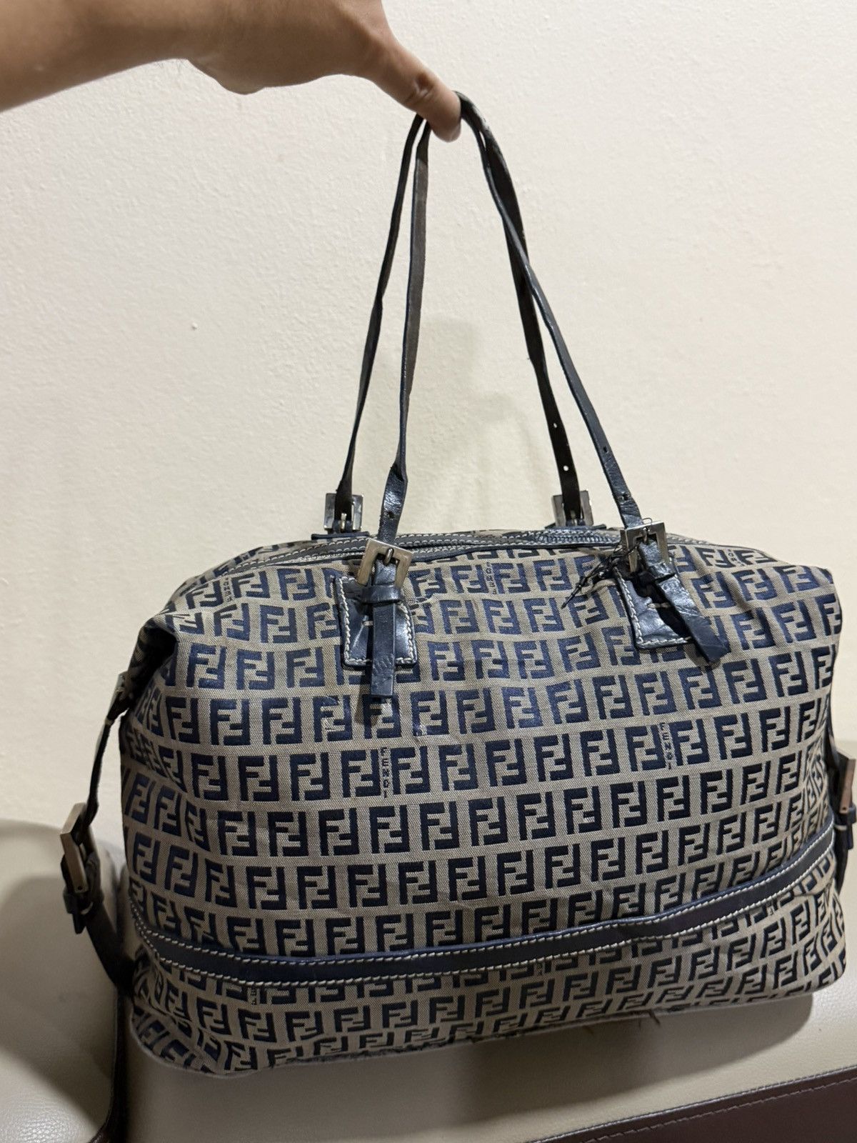 Fendi Authentic Fendi Zucca Monogram Canvas Hand Bag Size ONE SIZE - 25 Thumbnail