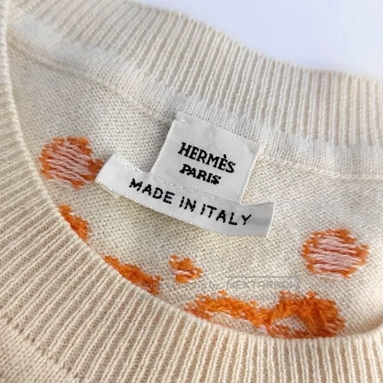 Hermes Hermes Cashmere cotton jacquard short-sleeved knitwear Size XXS / US 00 / IT 34 - 5 Thumbnail