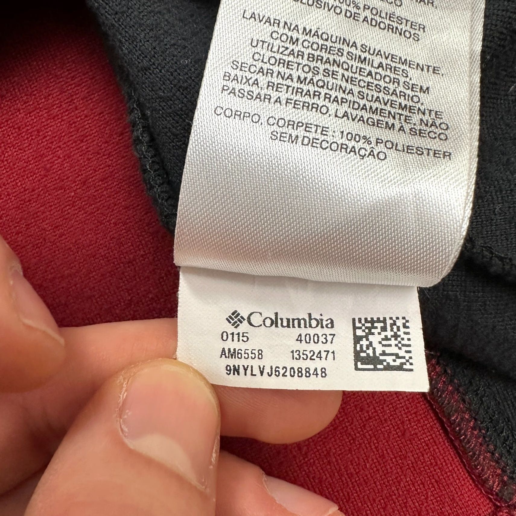 Vintage Columbia Klamath Range Fleece Jacket Mens Large Red Black 1/4 Zip Outdoor Hiking Size US L / EU 52-54 / 3 - 7 Thumbnail
