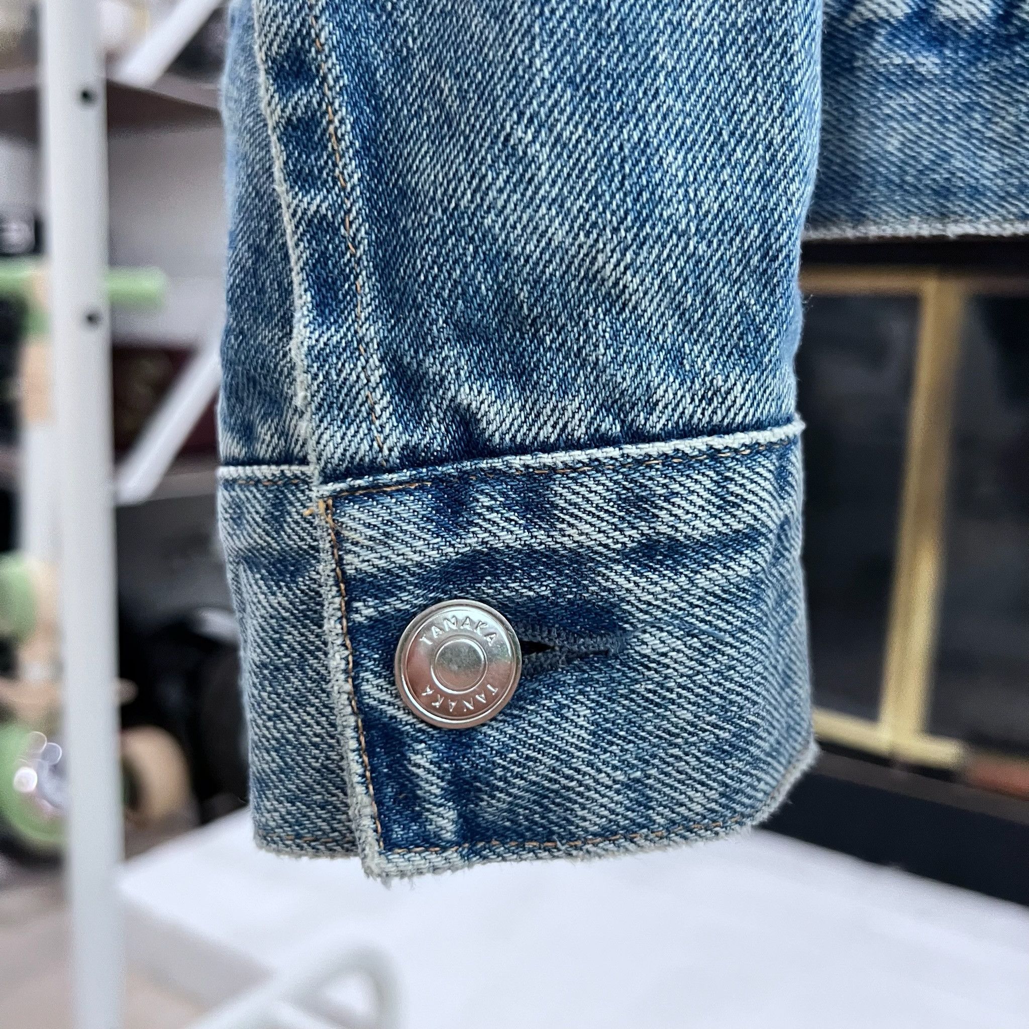 TANAKA Rare Tanaka Classic Jean Jacket Back Taped Size L / US 10 / IT 46 - 5 Thumbnail