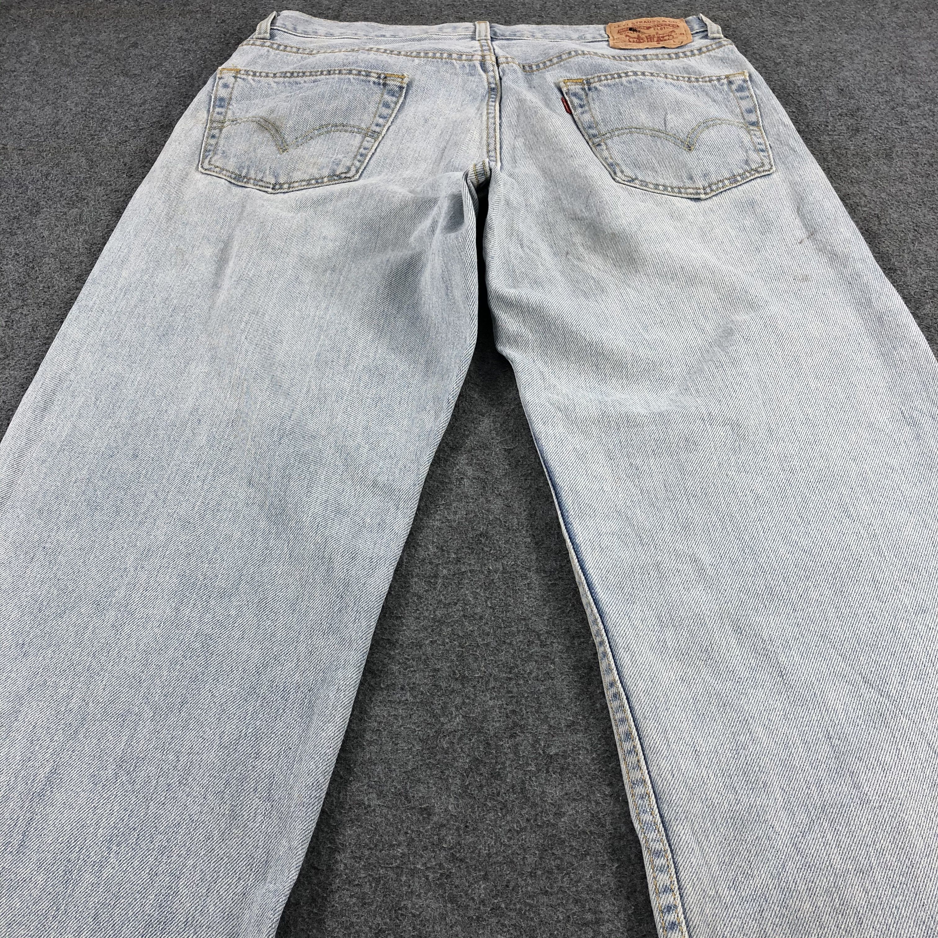 Levi's × Vintage 90s Vintage Light Wash Levis 550 Jeans-JM1693 Size US 36 / EU 52 - 4 Thumbnail
