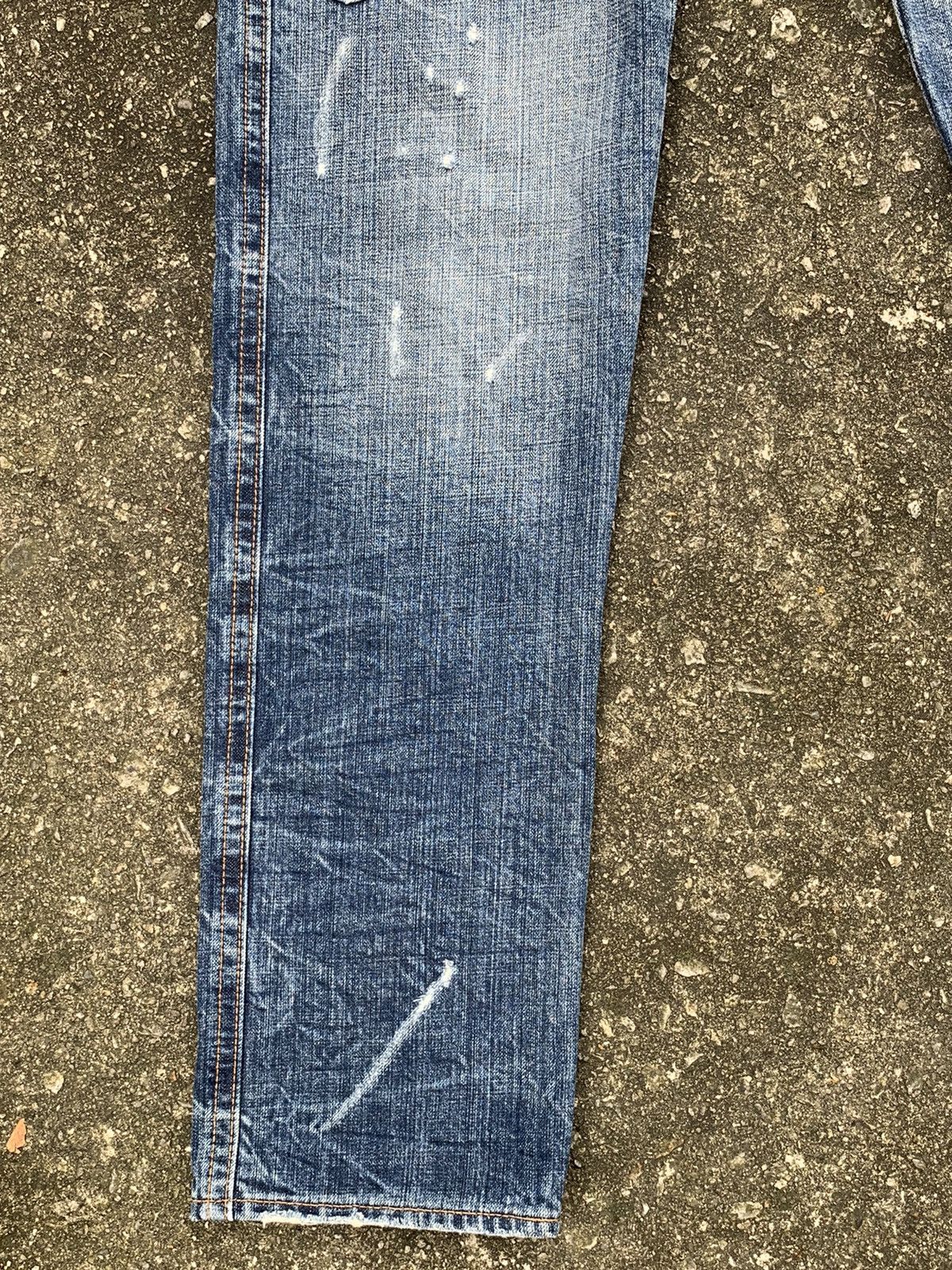If Six Was Nine × Japanese Brand Distressed Antgauge Platinum Embroidered Pocket Denim Pants Size US 30 / EU 46 - 13 Thumbnail