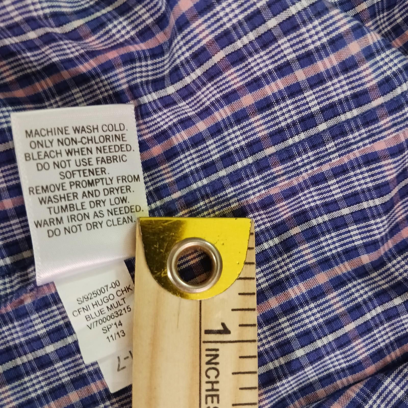 Banana Republic Banana Republic Classic Fit Men's Multicolor Plaid Shirt XL Size US XL / EU 56 / 4 - 4 Thumbnail