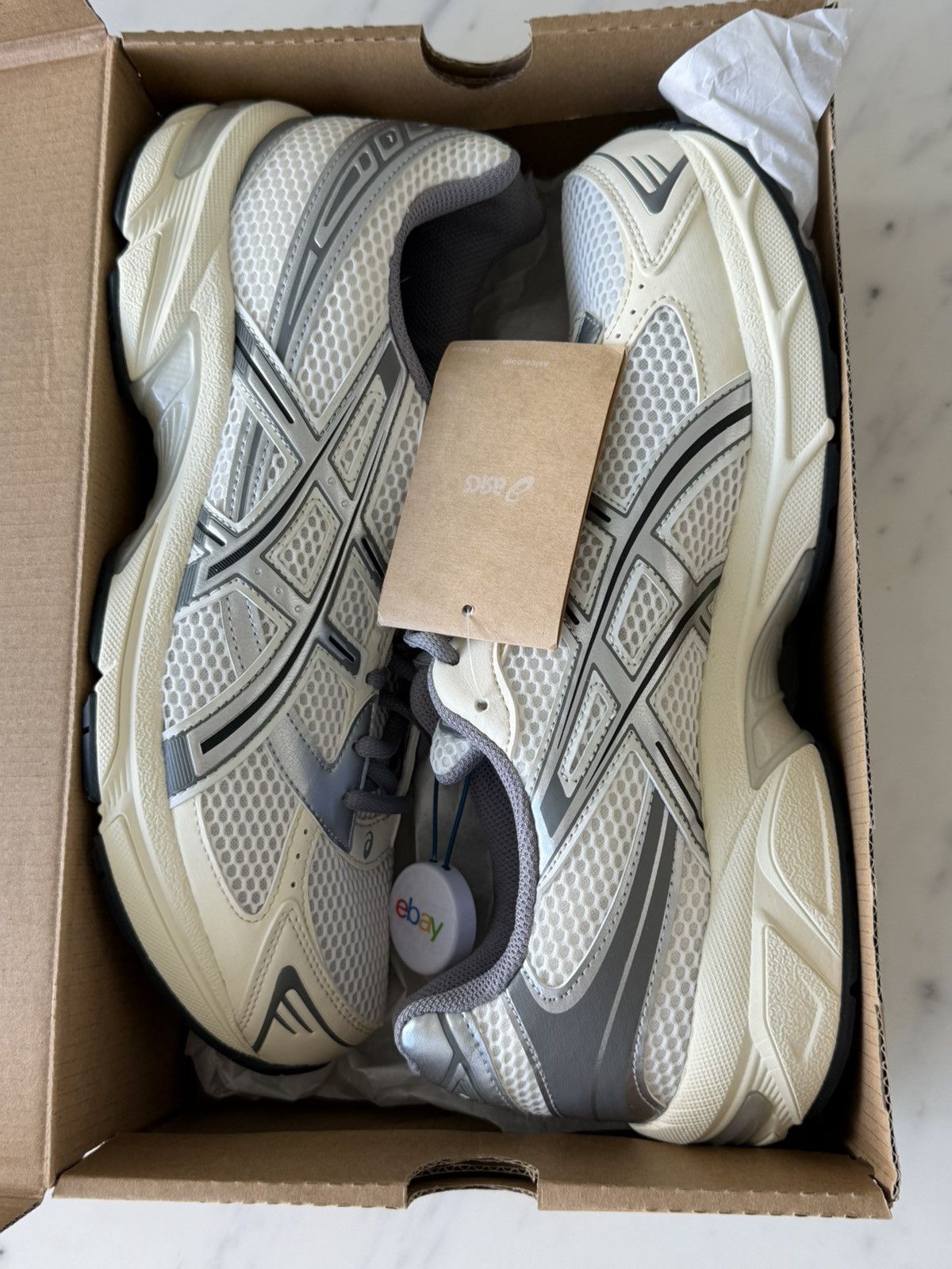 Asics ASICS Gel 1130 Cream Clay Grey W - Women’s 12 Mens 10.5 Size US 12 / IT 42 - 6 Thumbnail