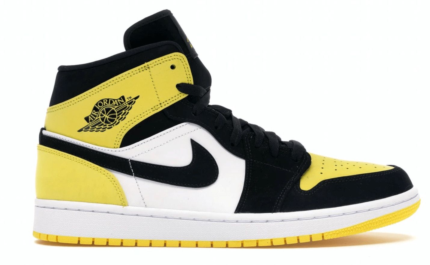 Nike 1 Mid Yellow Toe Black Size US 9.5 / EU 42-43 - 1 Thumbnail