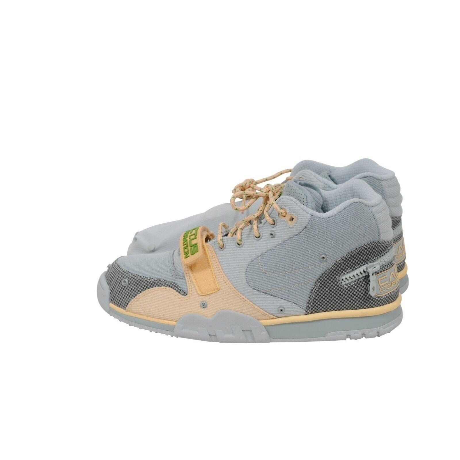 Nike × Travis Scott Cactus Jack Air Trainer 1 CJ SP Sneakers Grey Haze Mid Size US 11 / EU 44 - 5 Thumbnail