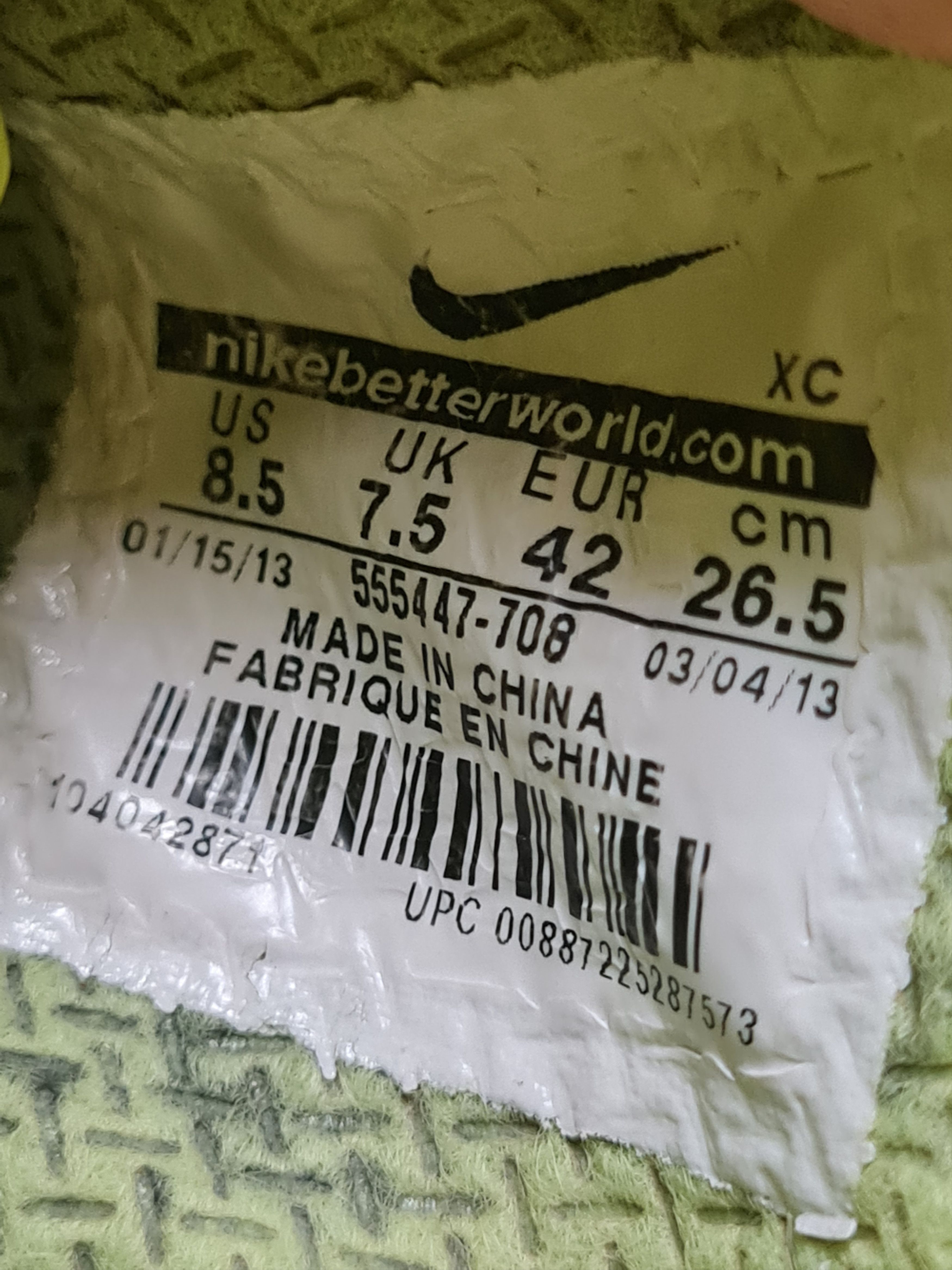 Nike Nike Mercurial Victory IV FG Football Size 7.5 Uk 55447-708 Size US 8.5 / EU 41-42 - 20 Thumbnail