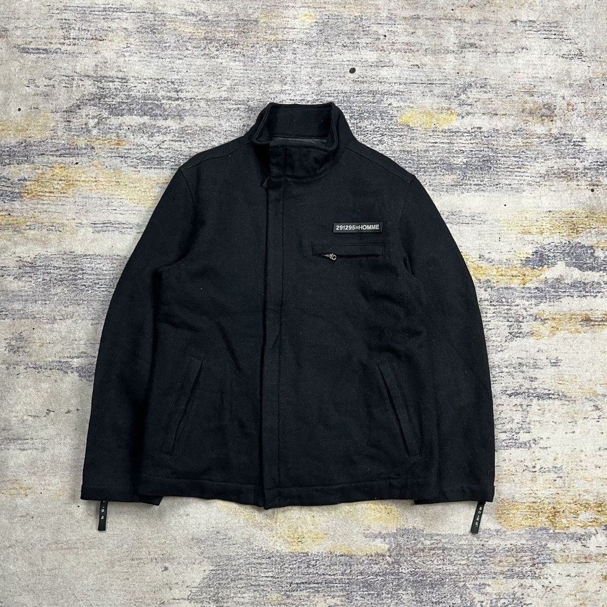 20471120 291295=Homme asymmetrical wool work jacket Size US M / EU 48-50 / 2 - 1 Thumbnail