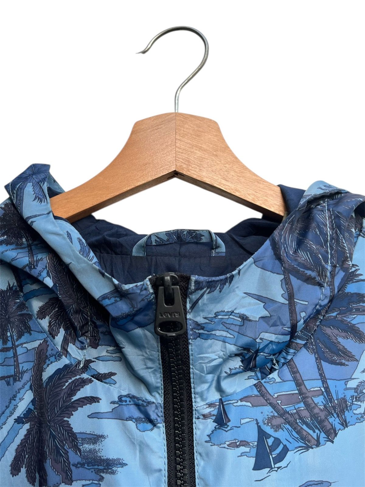 Levi's Beautiful Levi's Hawaiian Aloha Half Zip Windbreaker Size US XL / EU 56 / 4 - 8 Thumbnail