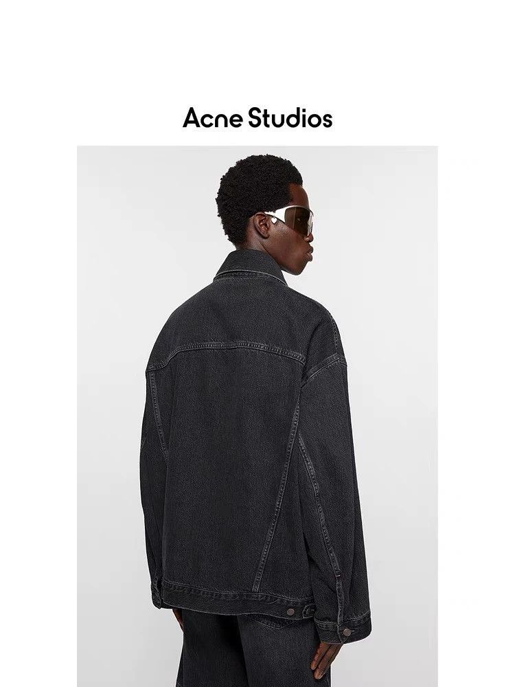 Acne Studios acne studios Black denim jacket 2504-Nextarrow Size US S / EU 44-46 / 1 - 1 Thumbnail